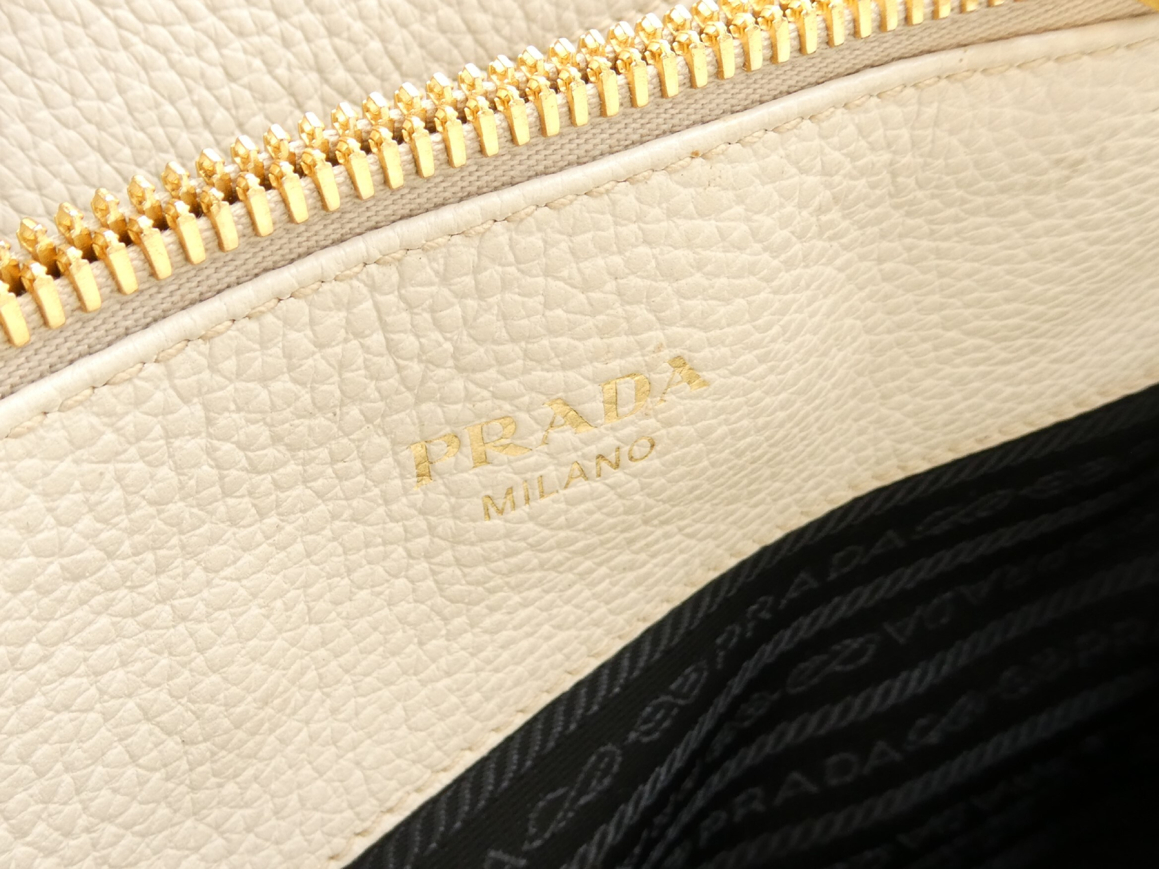 1BA239 Logo Leather 2-Way Handbag — view 8