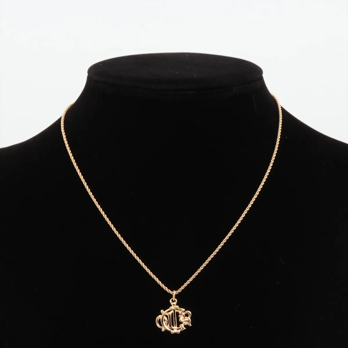 logo necklace, GP gold, — view 6