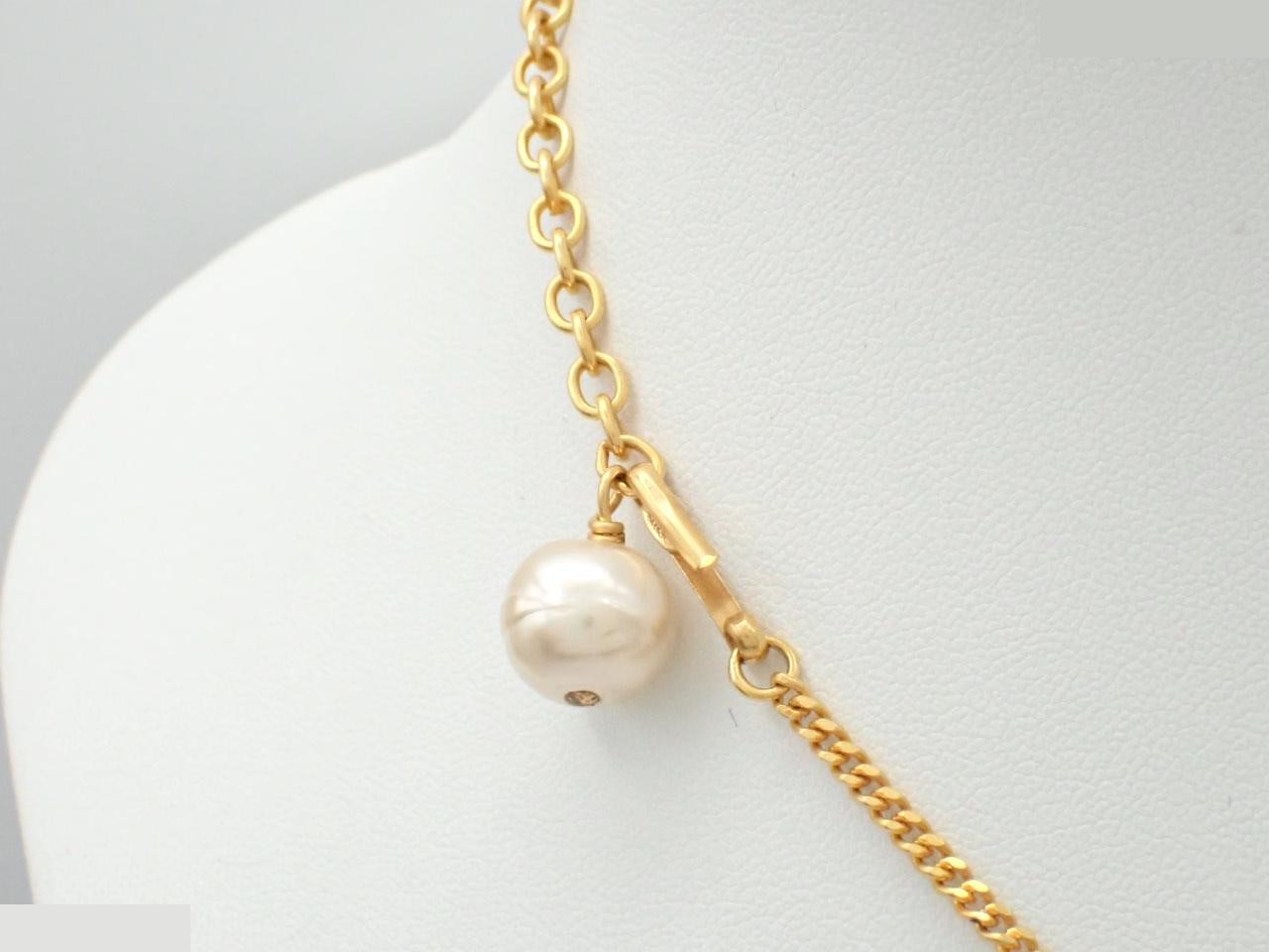 Pearl ball necklace, chain approximately 38cm — view 2