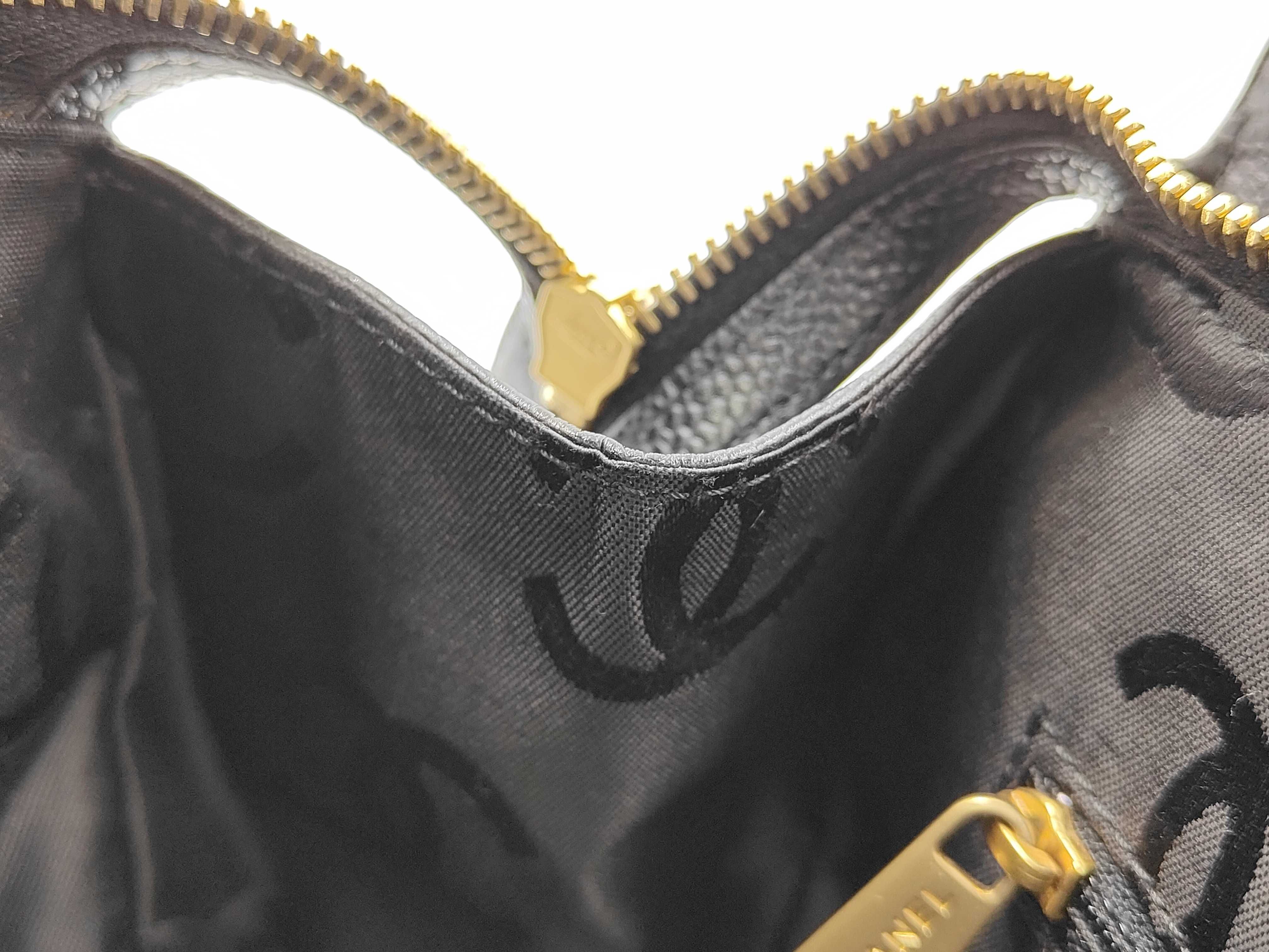 Coco Mark Caviar Skin Chain Tote Bag Shoulder Bag — view 9