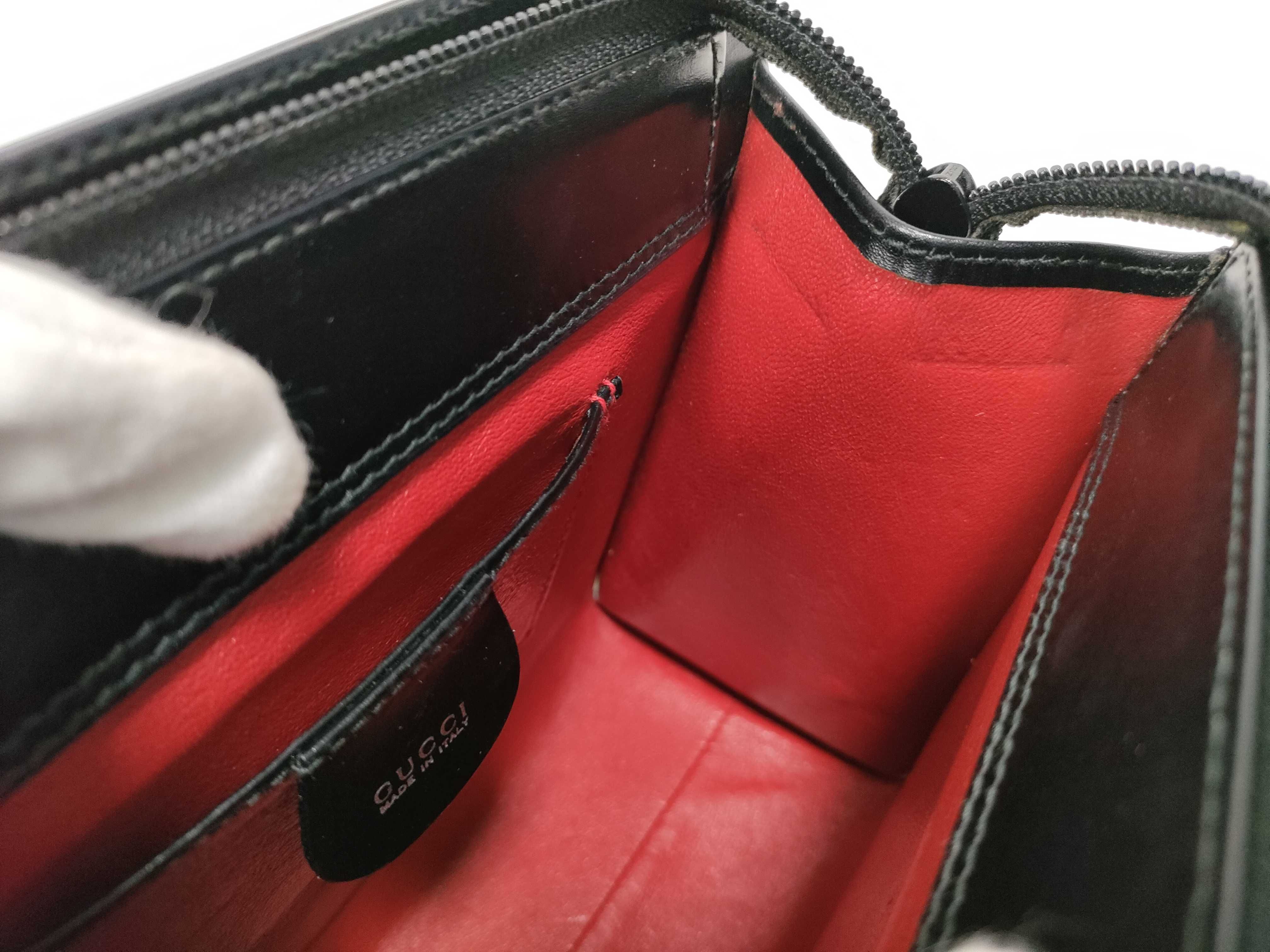 Old Gucci Leather Shoulder Bag Z9424 Shoulder Bag — view 13