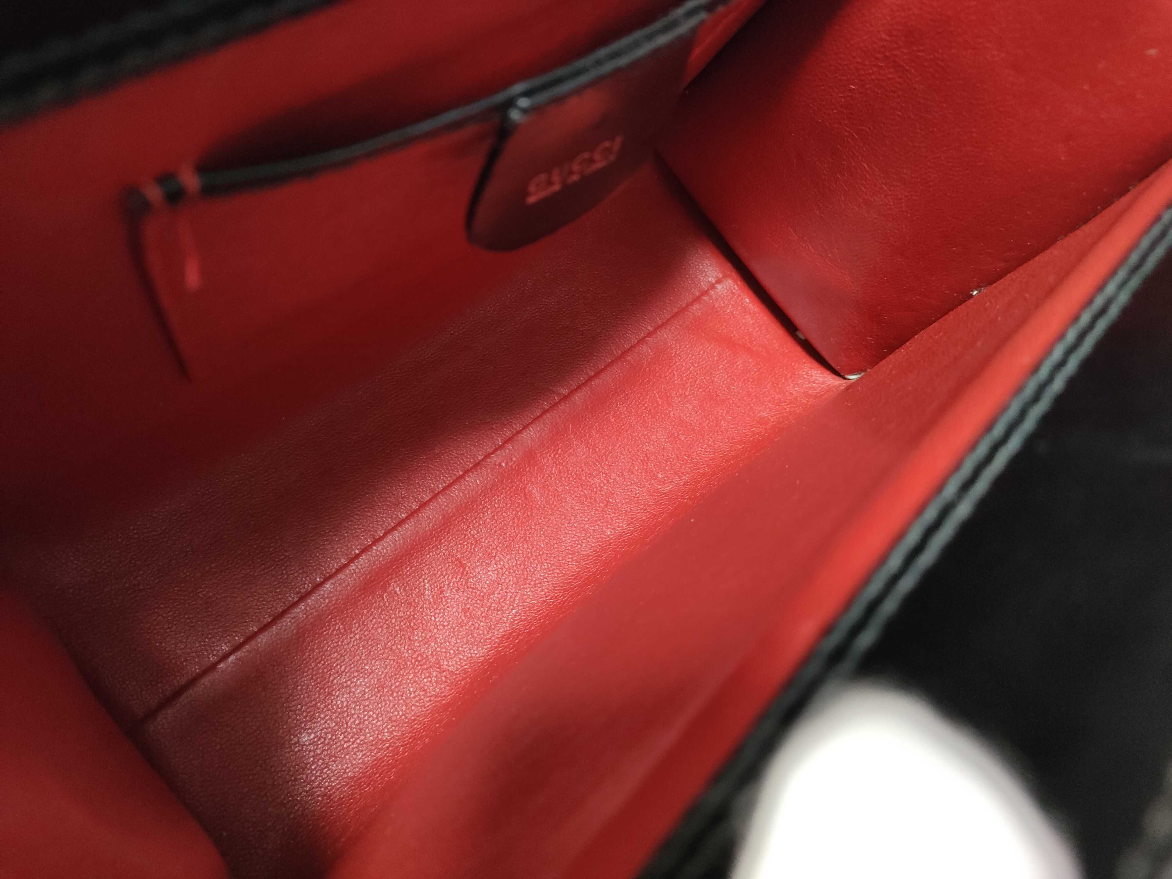 Old Gucci Leather Shoulder Bag Z9424 Shoulder Bag — view 14