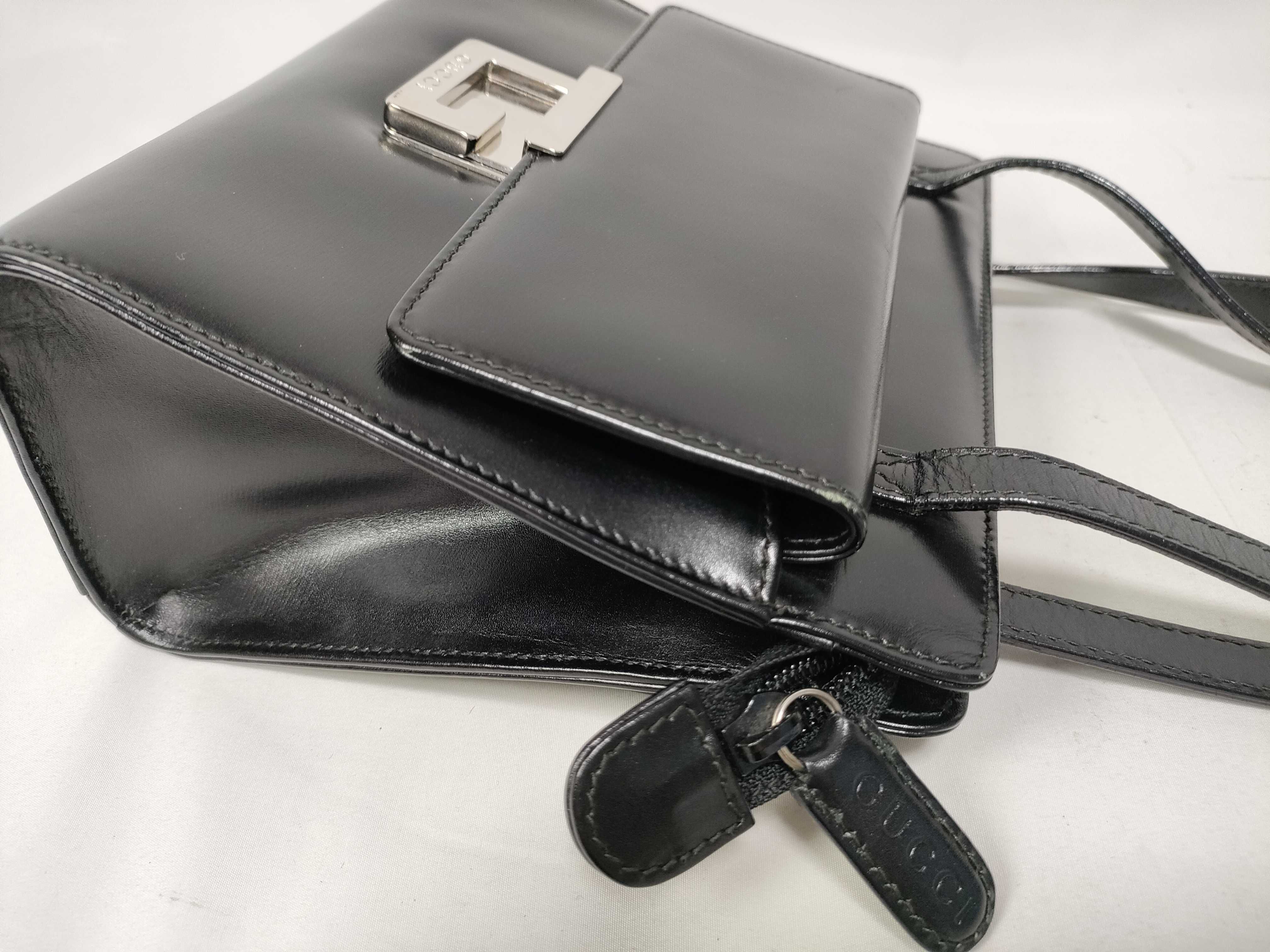 Old Gucci Leather Shoulder Bag Z9424 Shoulder Bag — view 7