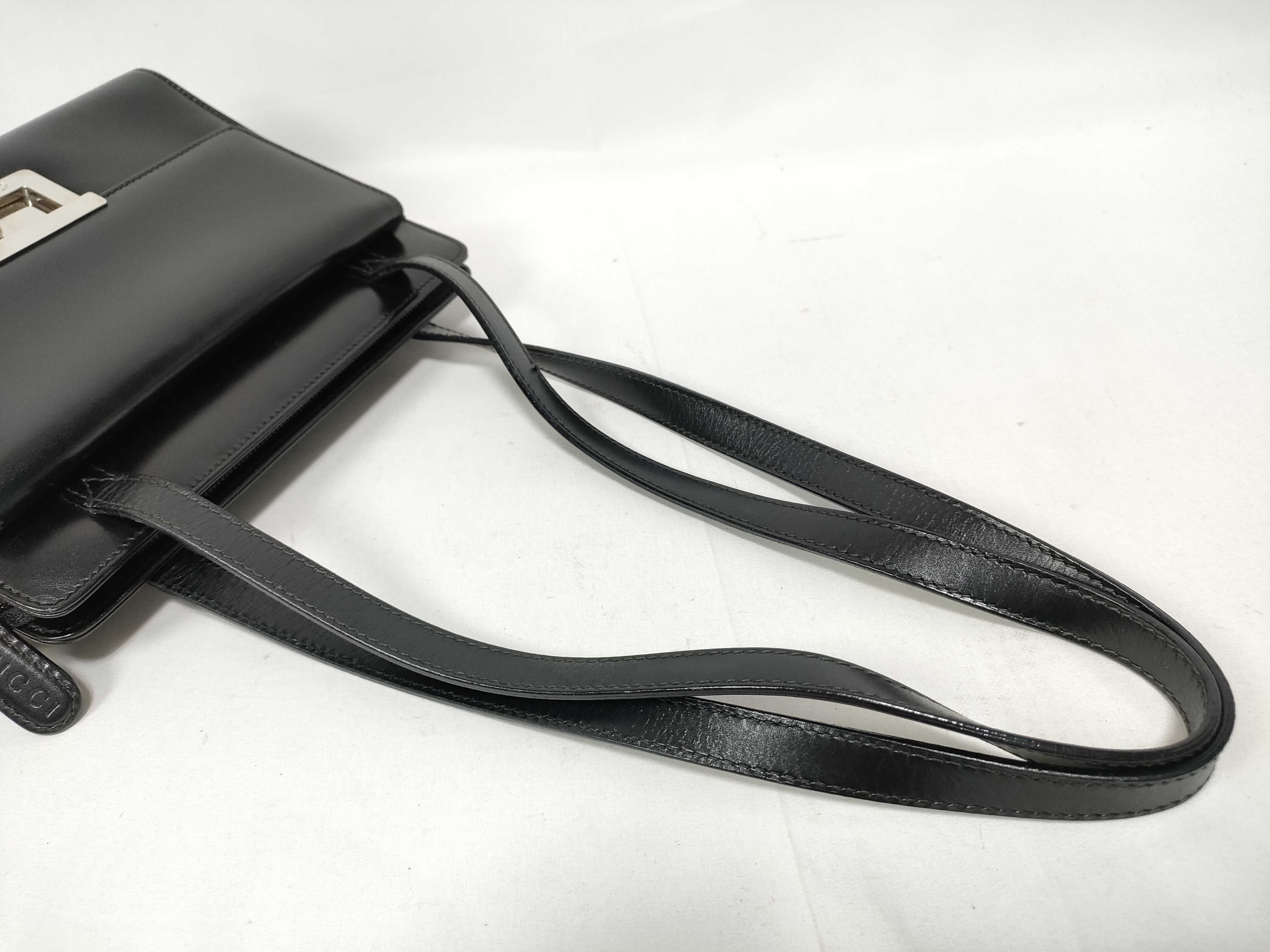 Old Gucci Leather Shoulder Bag Z9424 Shoulder Bag — view 10