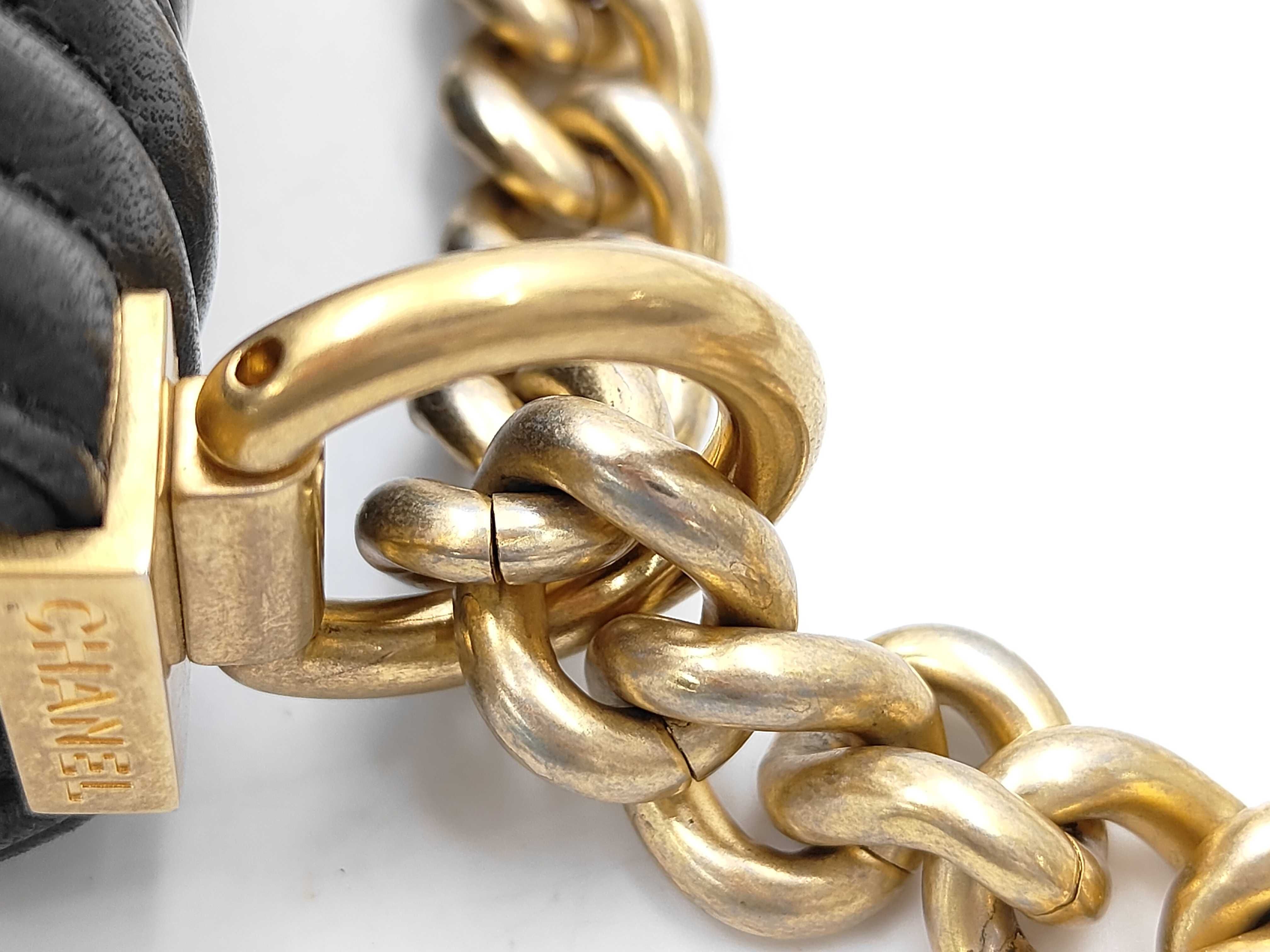 Boy Chanel Matelassé Lambskin Shoulder Bag — view 8