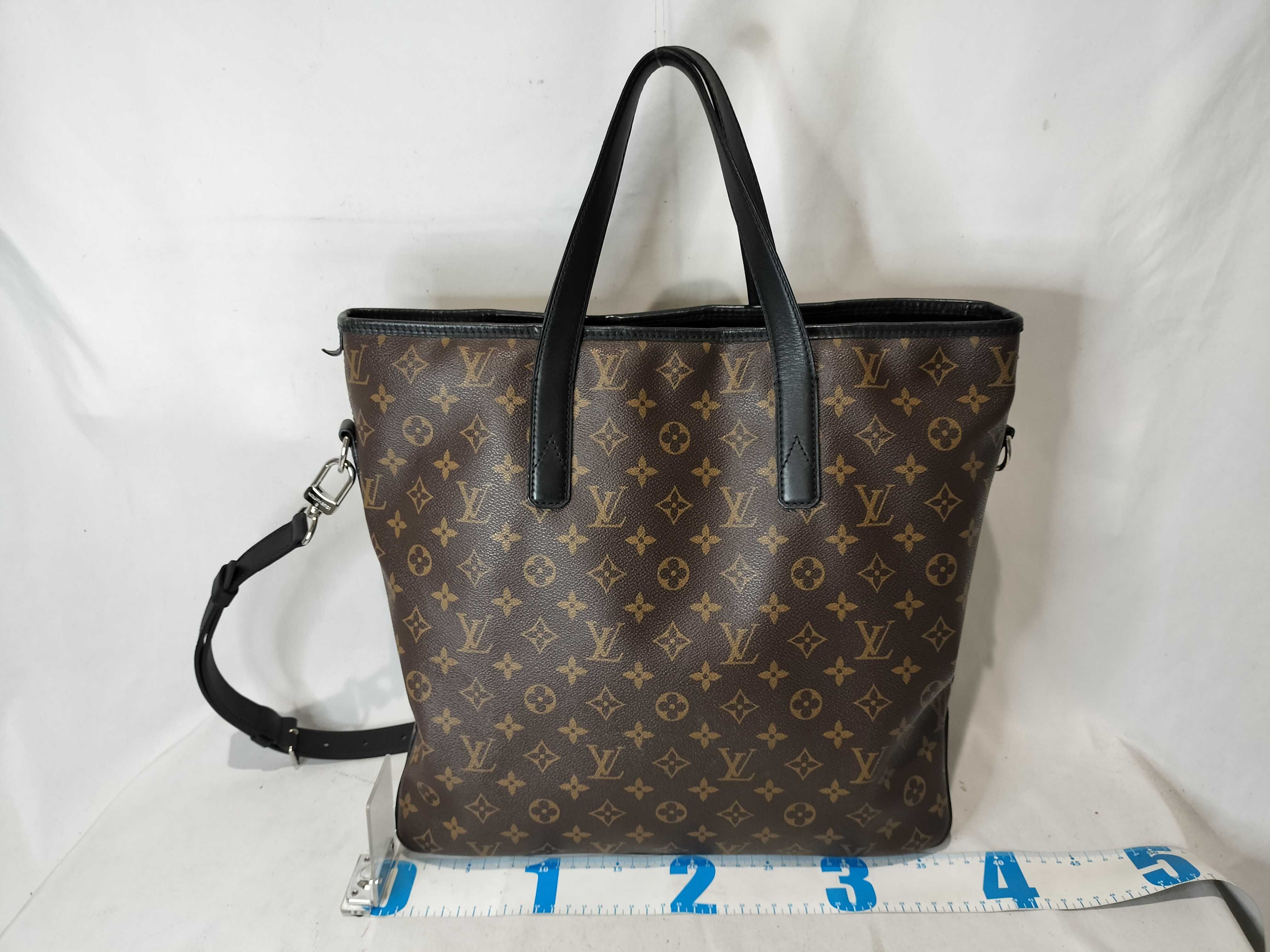 Monogram Macassar M56708 Davis Tote Bag, Strap Unused, Shoulder Bag — view 2