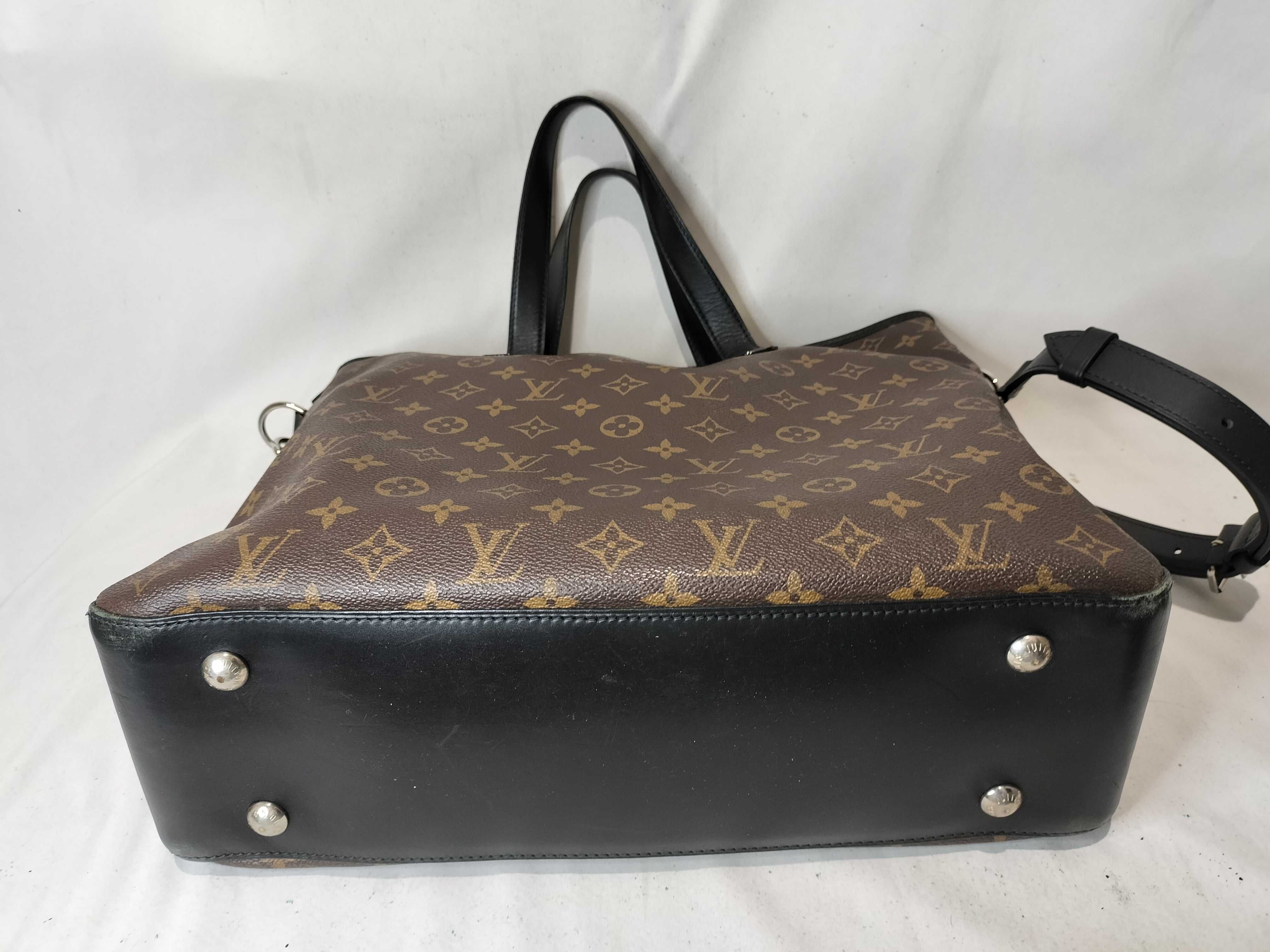 Monogram Macassar M56708 Davis Tote Bag, Strap Unused, Shoulder Bag — view 7