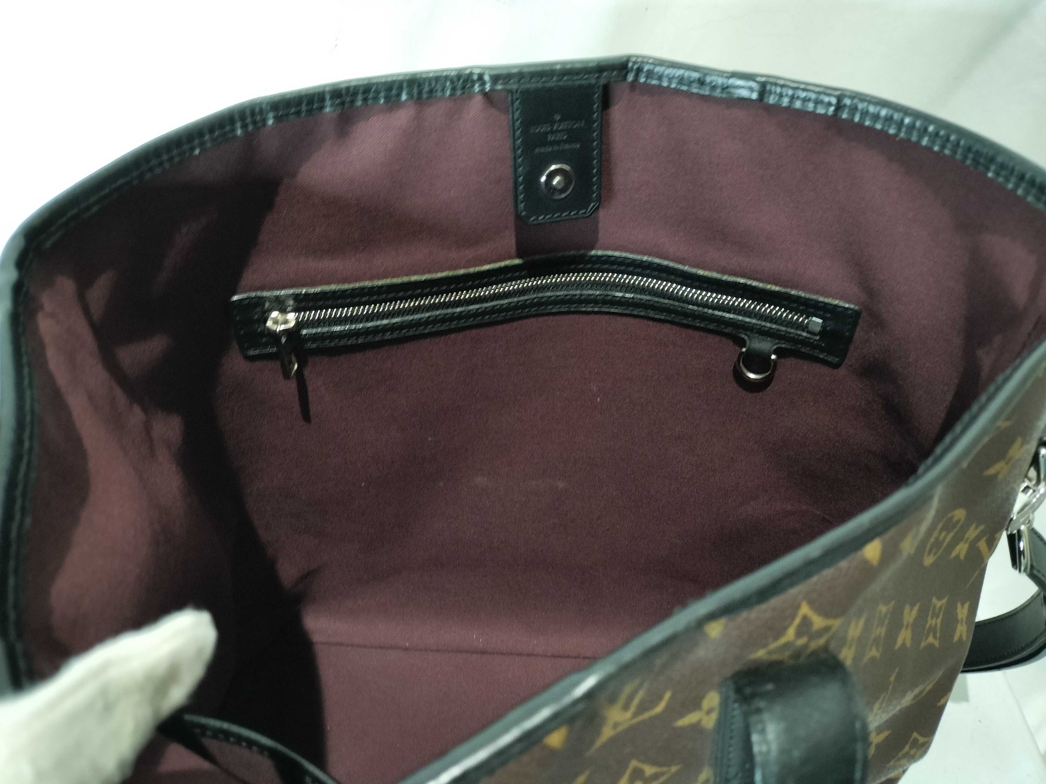 Monogram Macassar M56708 Davis Tote Bag, Strap Unused, Shoulder Bag — view 8