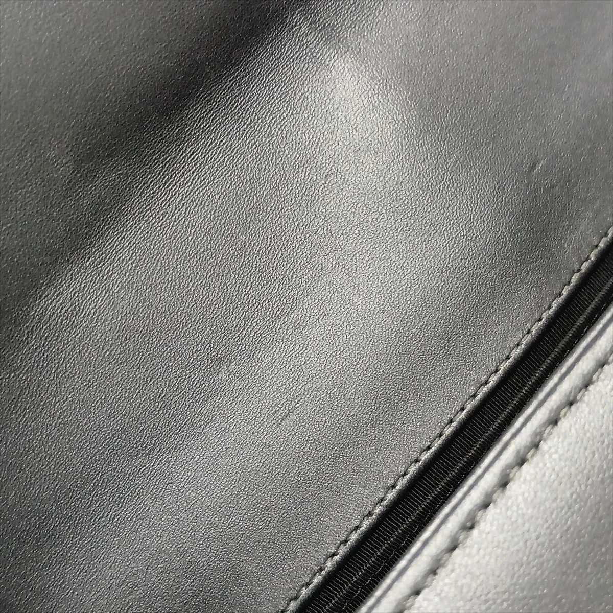 Boy Chanel 25 Tweed x Lambskin Chain Shoulder Bag, Silver, Silver Hardware, 20172165, Serial Number in the 20s, A67086 — view 12