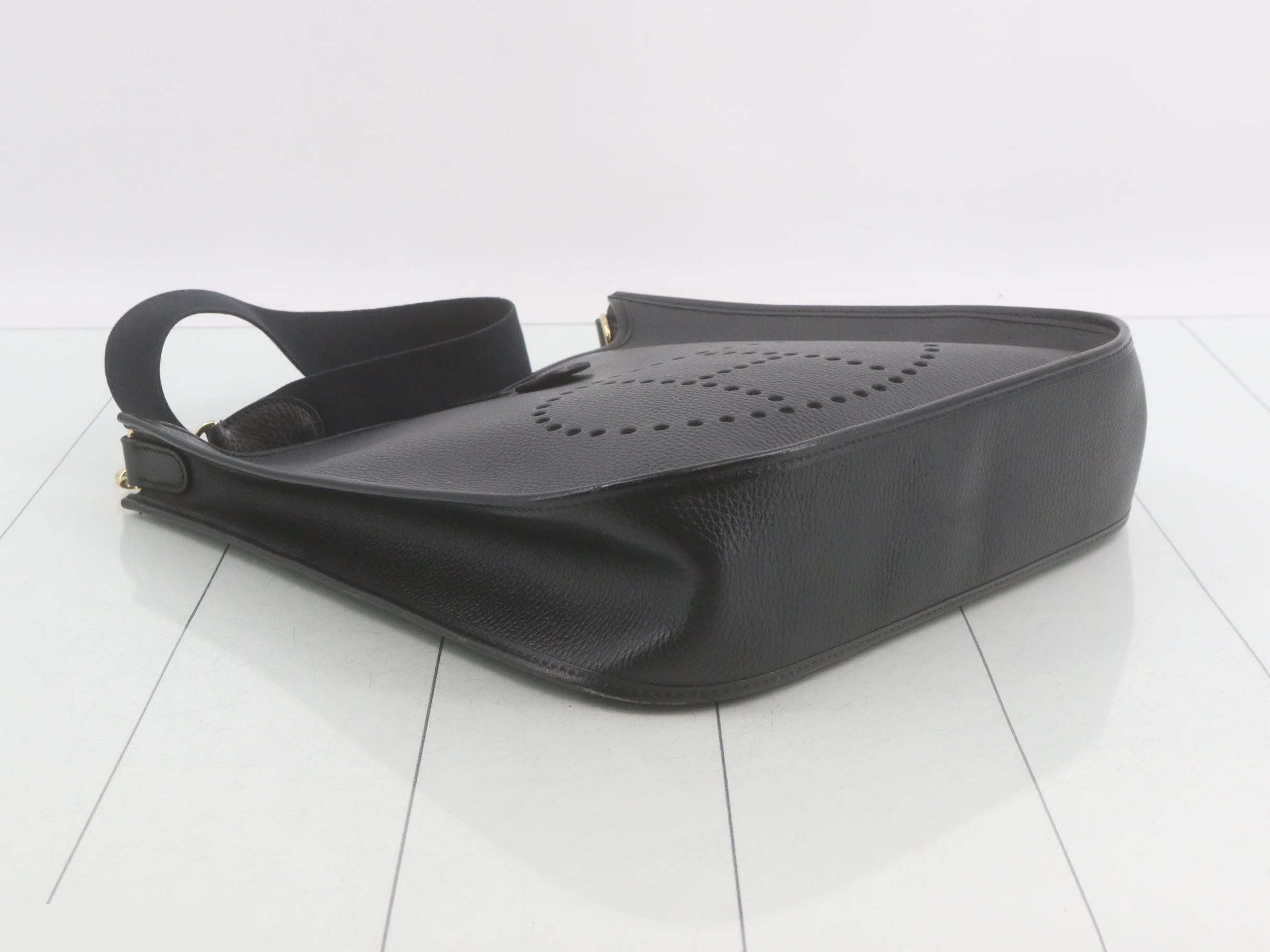Evelyn GM Black with Gold Hardware, B Stamp — view 5