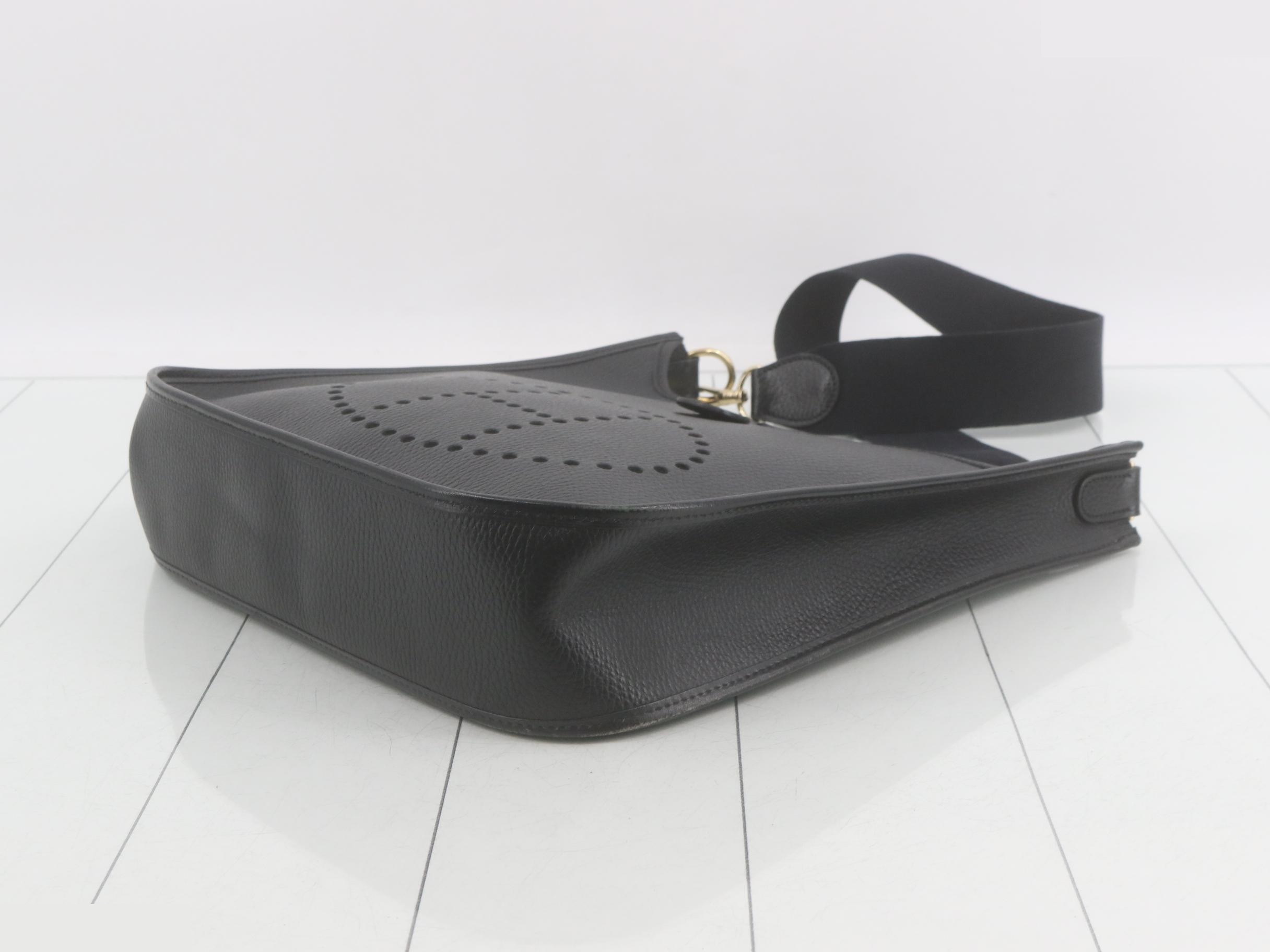 Evelyn GM Black with Gold Hardware, B Stamp — view 6