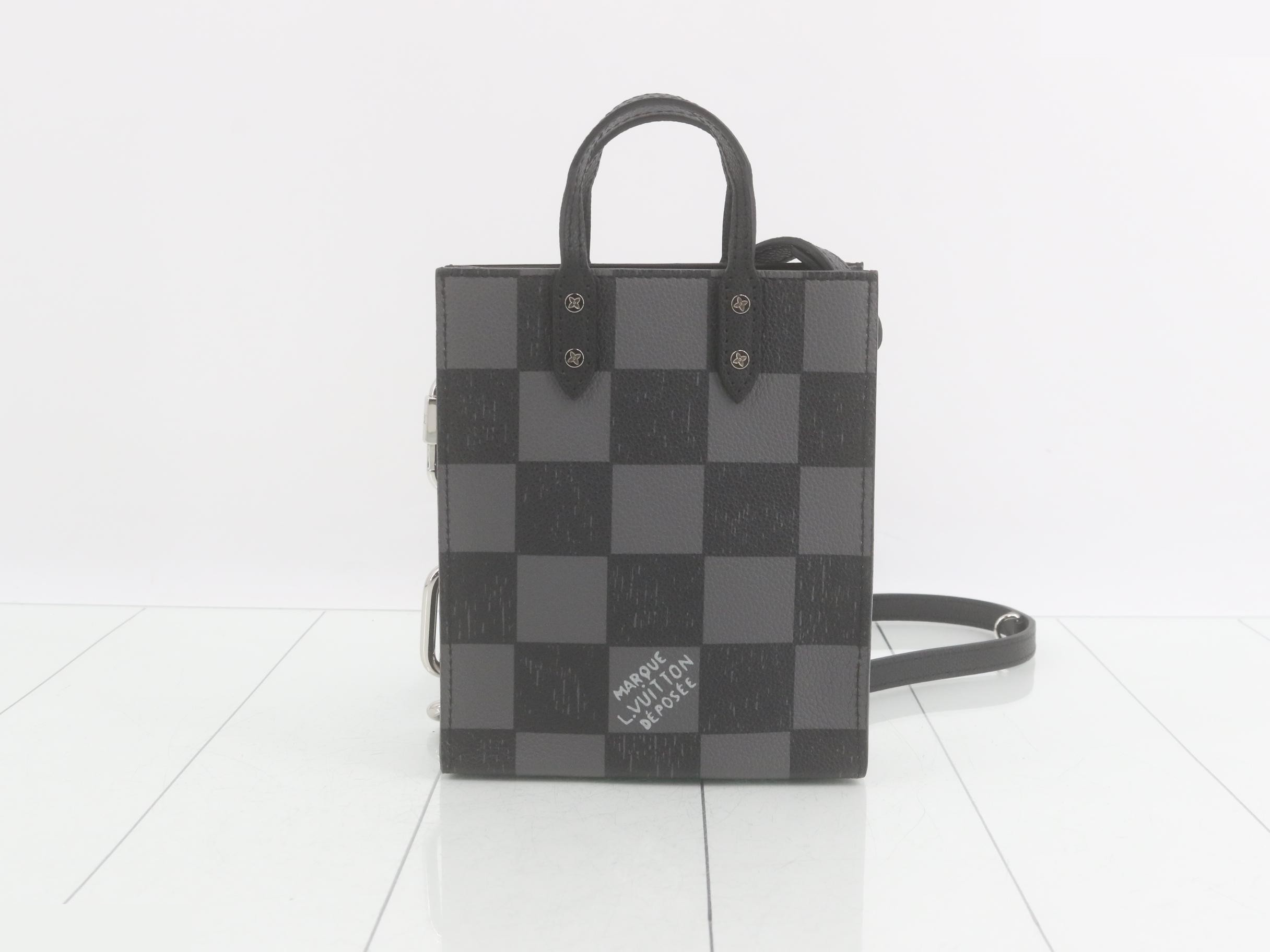 Damier Checkerboard Sac Plat XS 2-Way Shoulder/Handbag — view 2