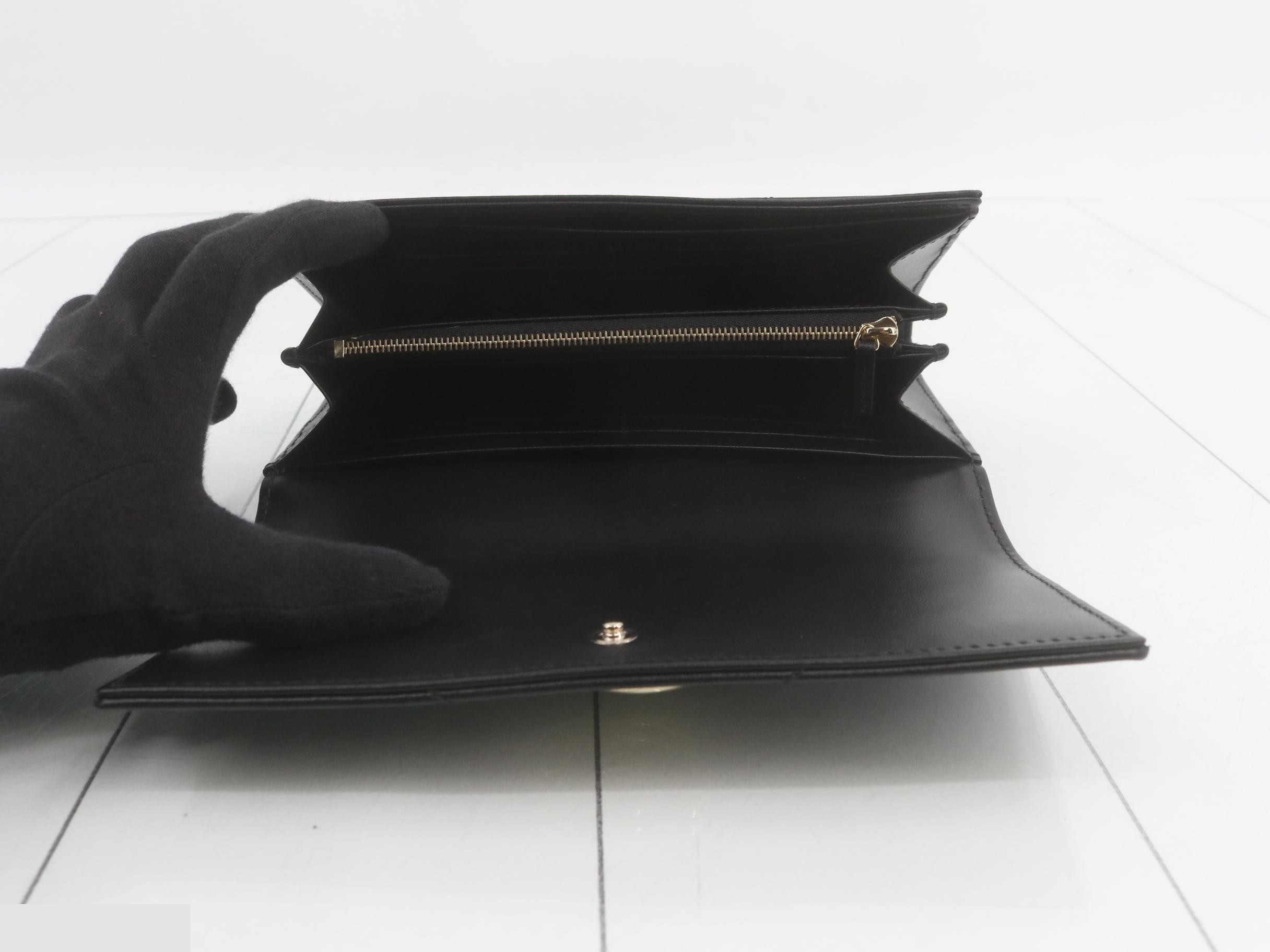 Double G Continental Wallet, Retail Price ¥129,800, Unused, Black — view 4
