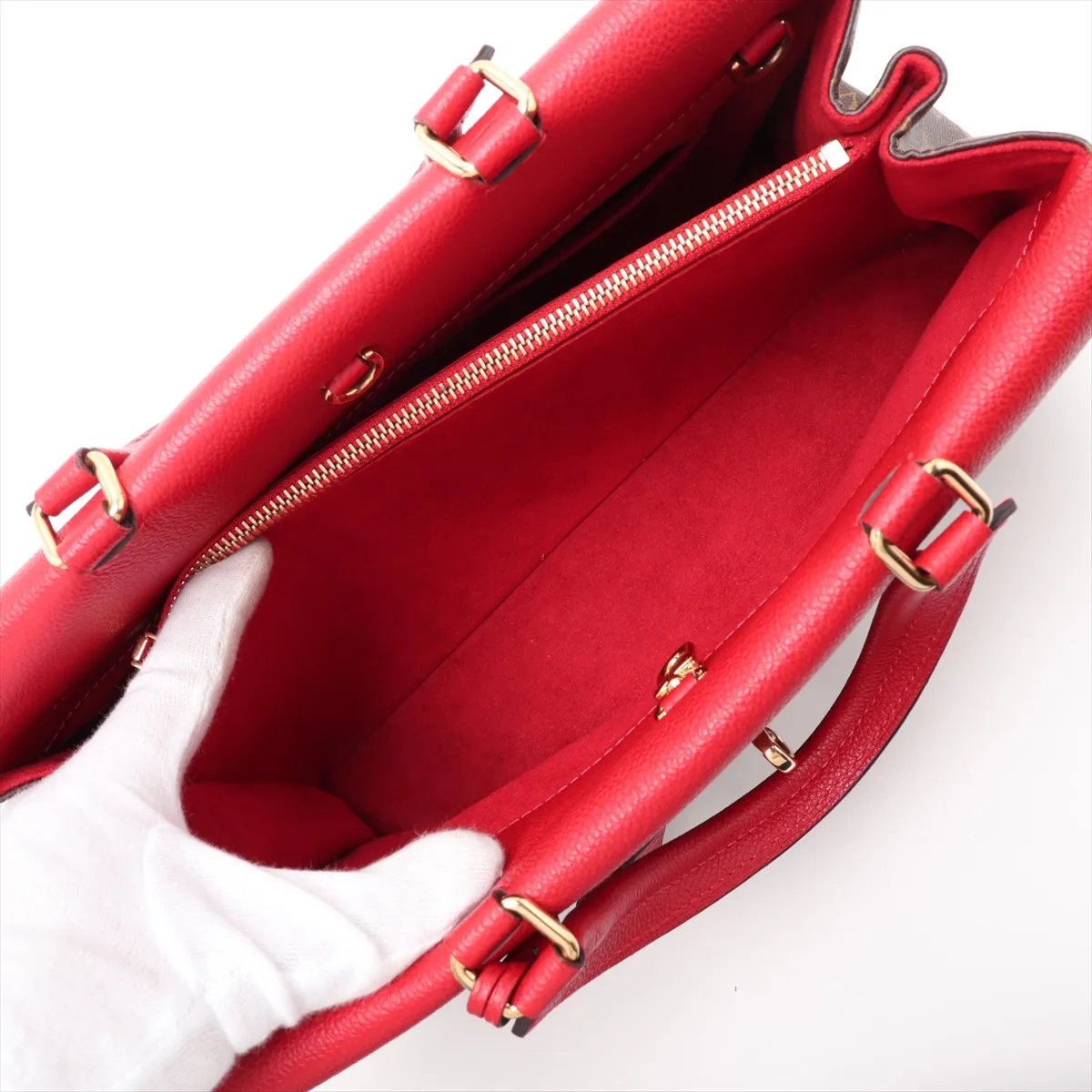 Monogram Venus M41738 SR1106 Brown x Red — view 8