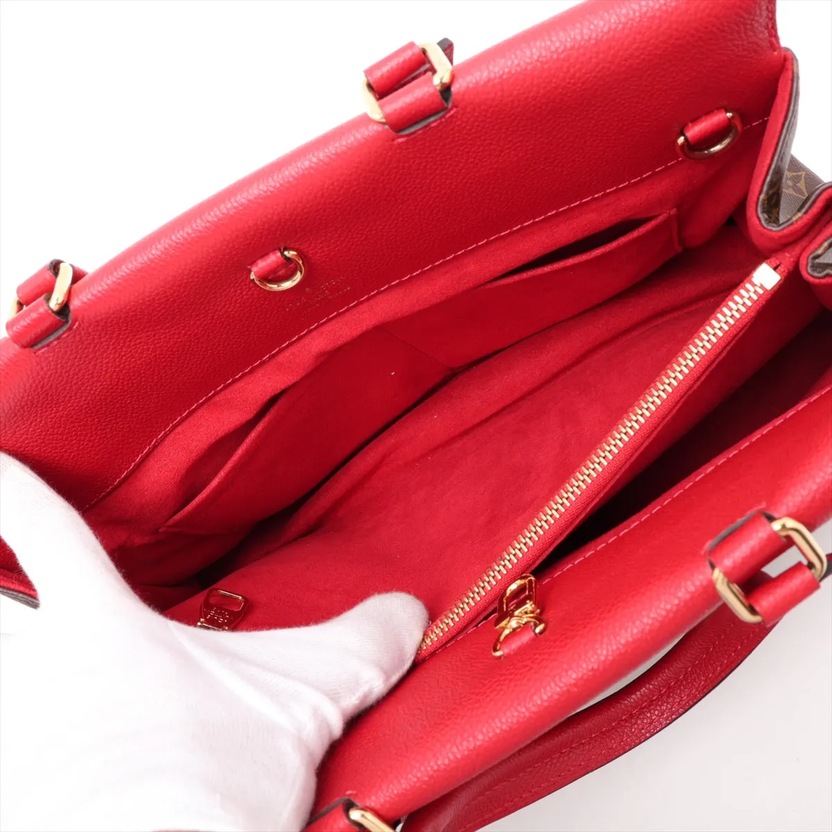 Monogram Venus M41738 SR1106 Brown x Red — view 9