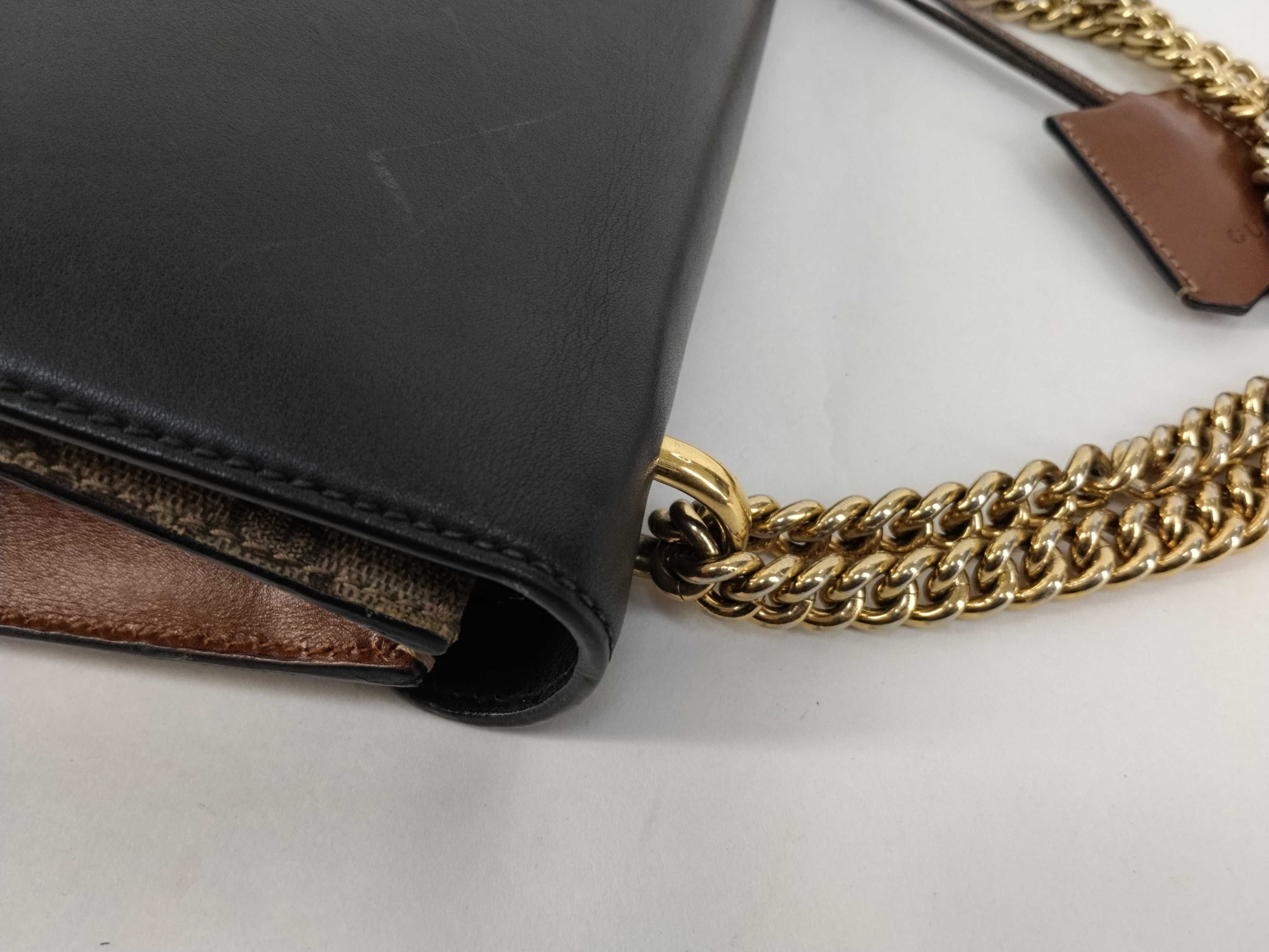 GG Canvas Gucci Padlock Chain Shoulder Bag — view 5