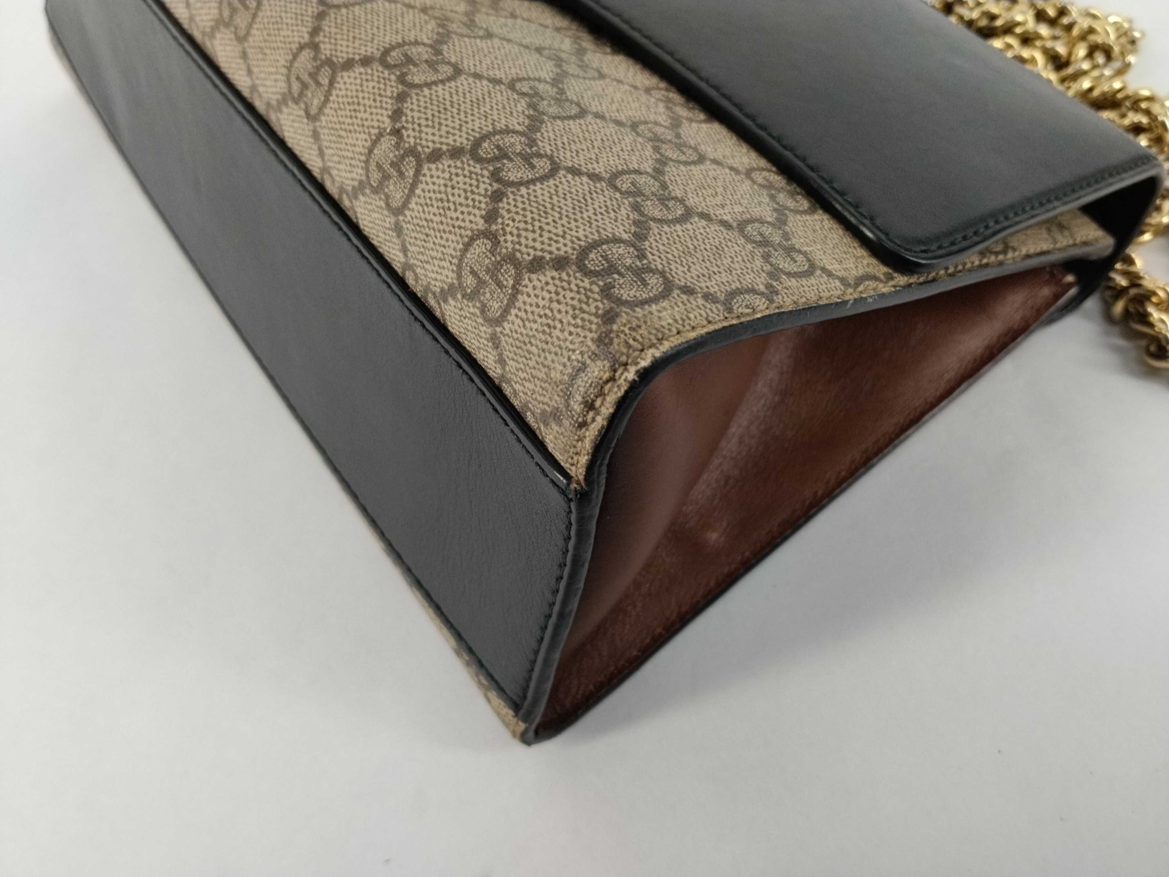 GG Canvas Gucci Padlock Chain Shoulder Bag — view 6