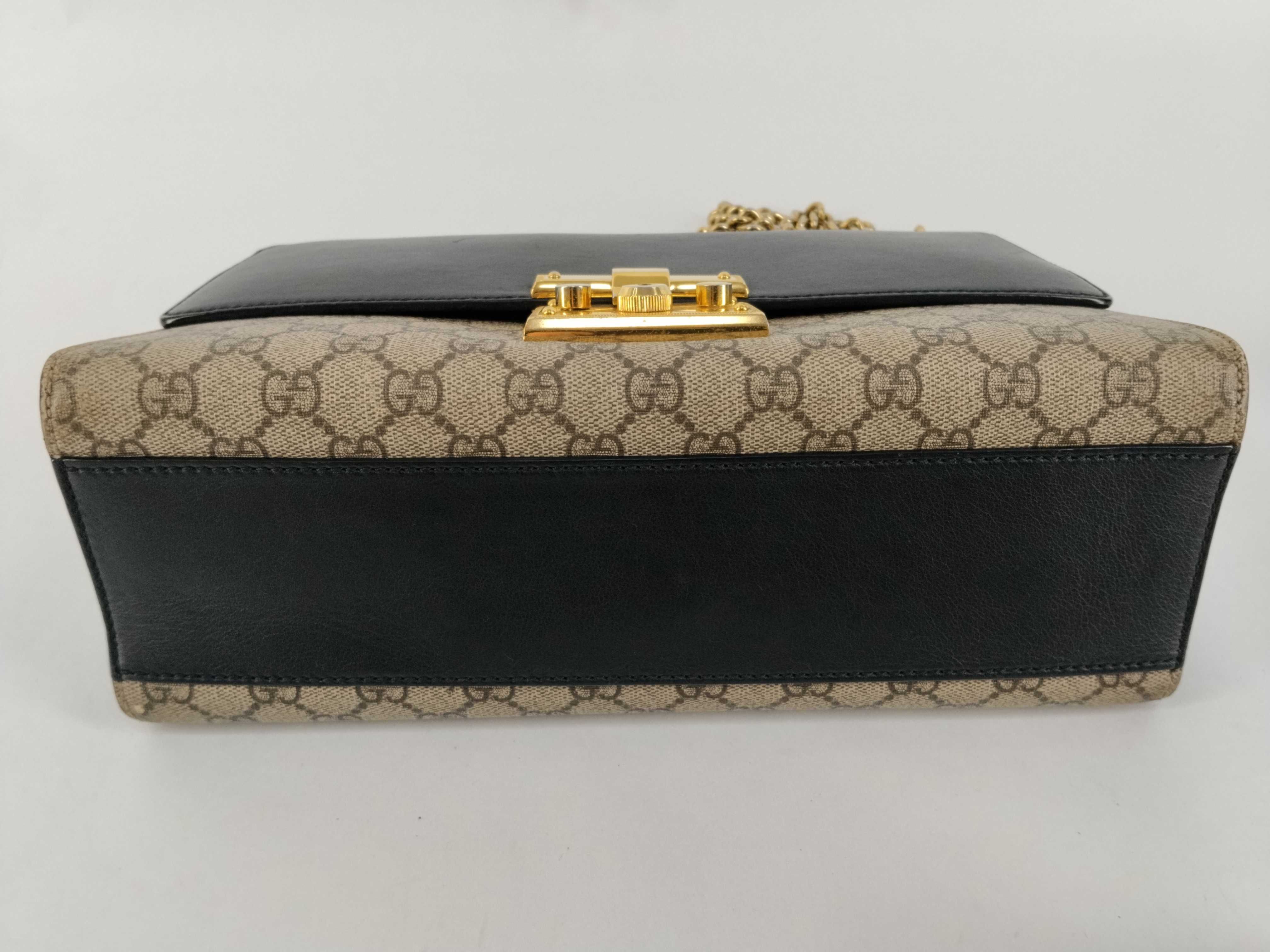 GG Canvas Gucci Padlock Chain Shoulder Bag — view 7