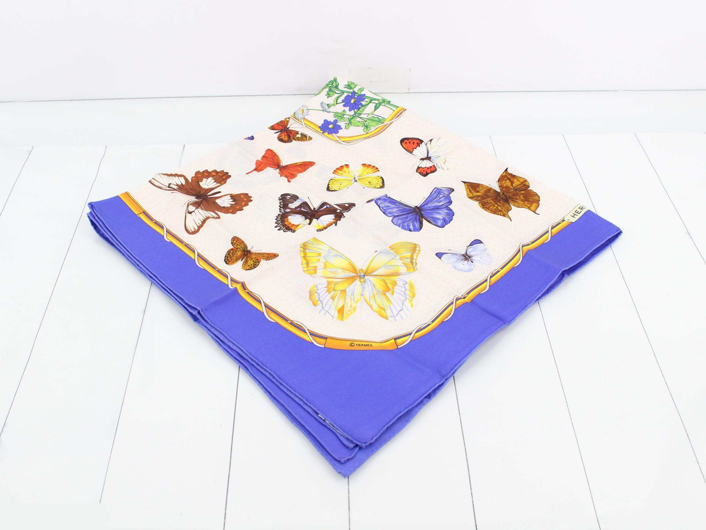 Carre 90 FARANDOLE Blue
