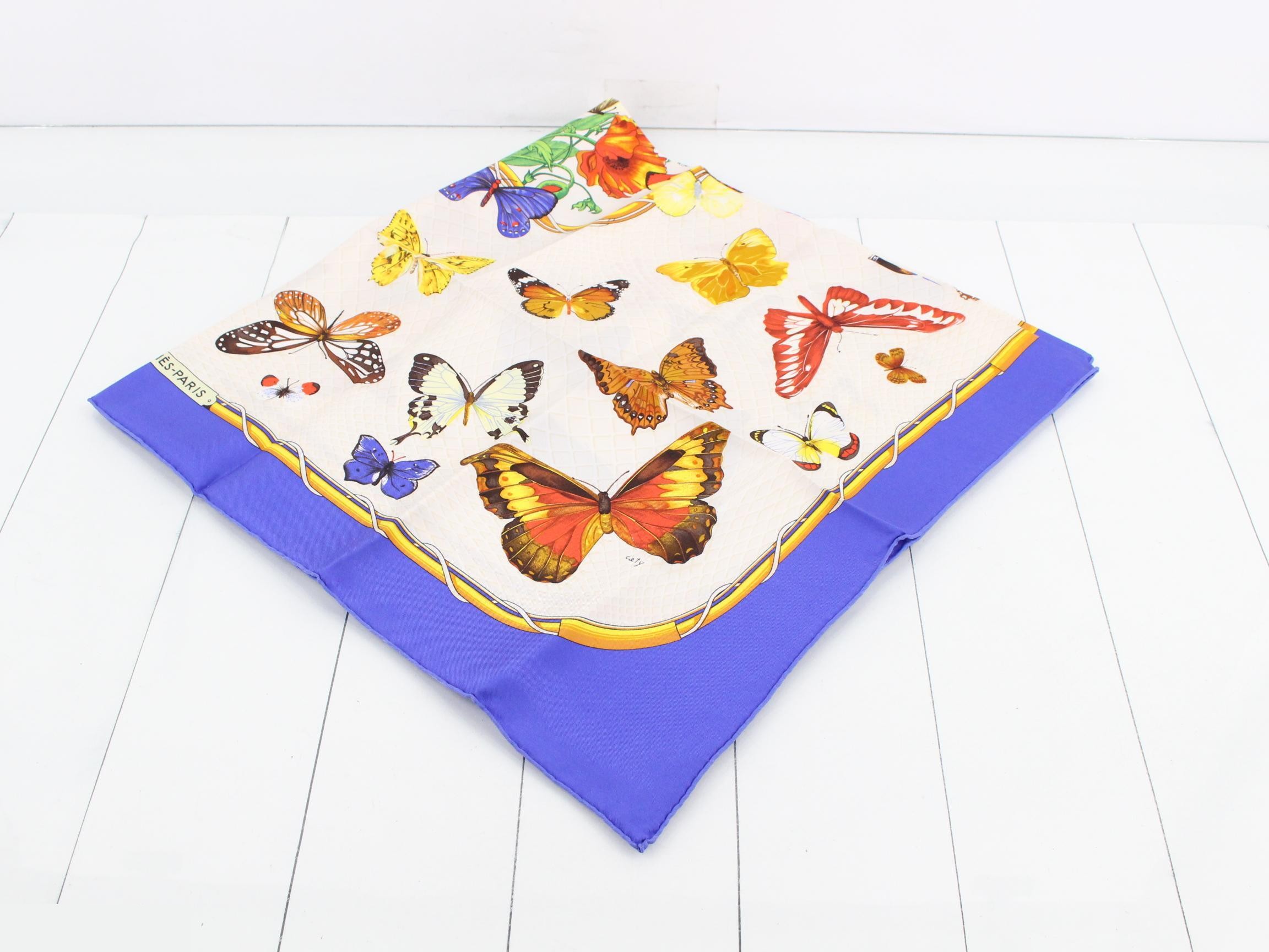 Carre 90 FARANDOLE Blue — view 2