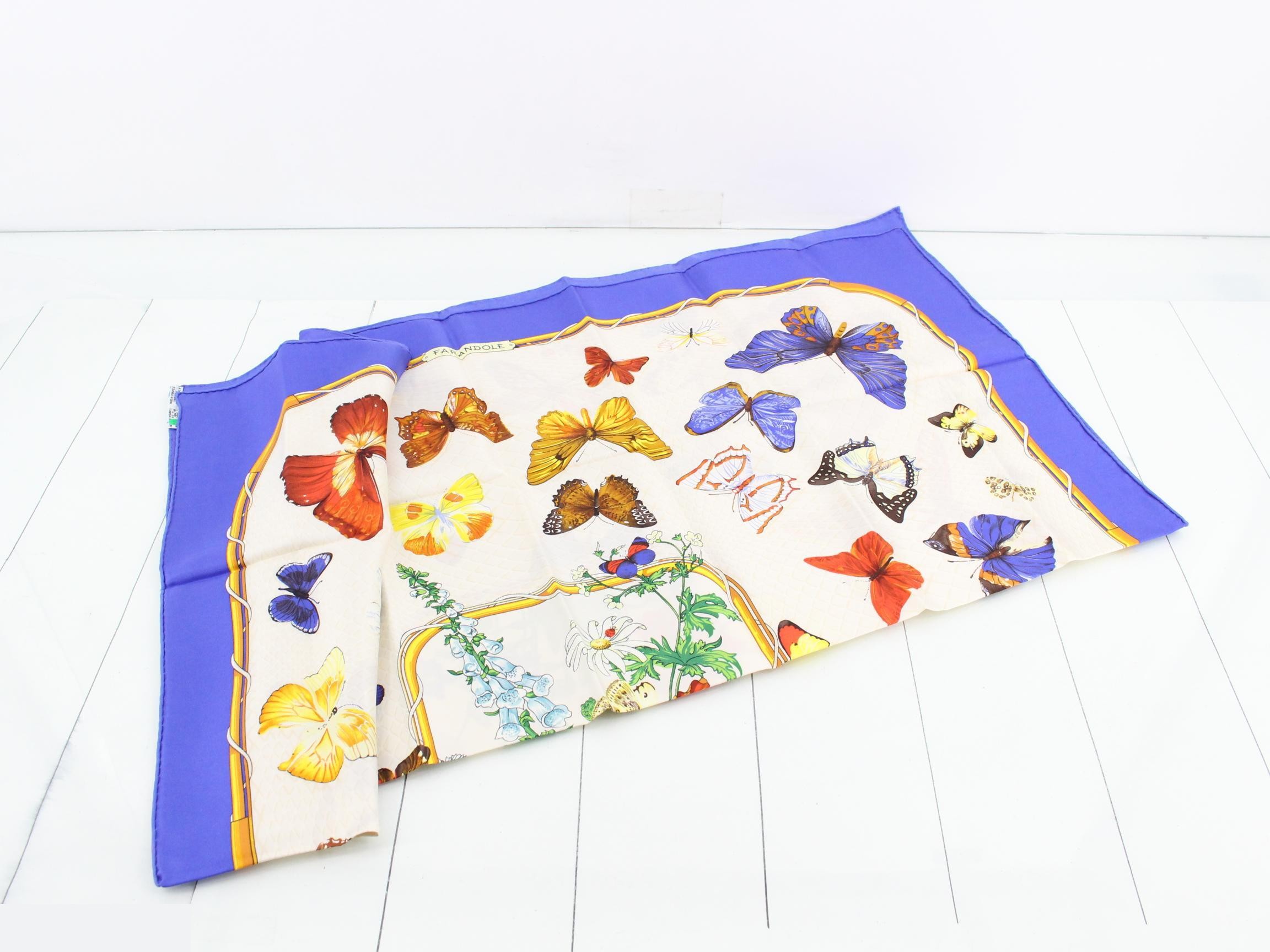 Carre 90 FARANDOLE Blue — view 3