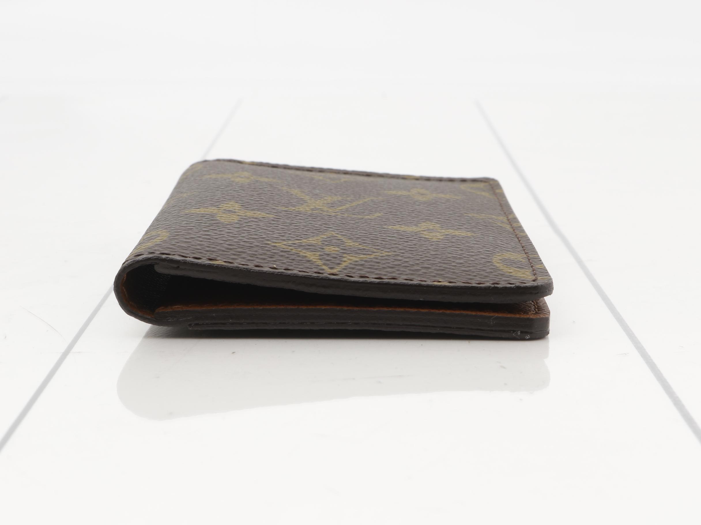 Card case, Portocarte Bass Vertical, Brown — view 3