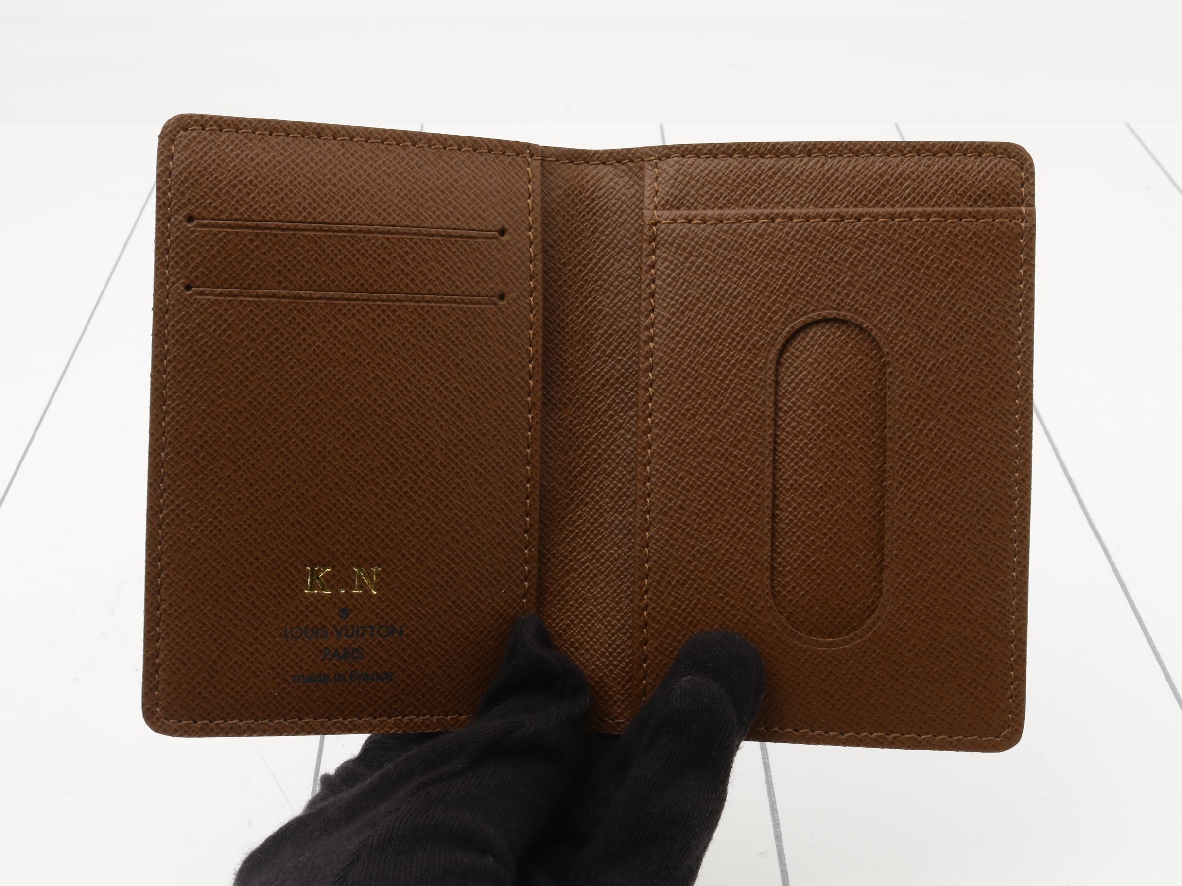 Card case, Portocarte Bass Vertical, Brown — view 4