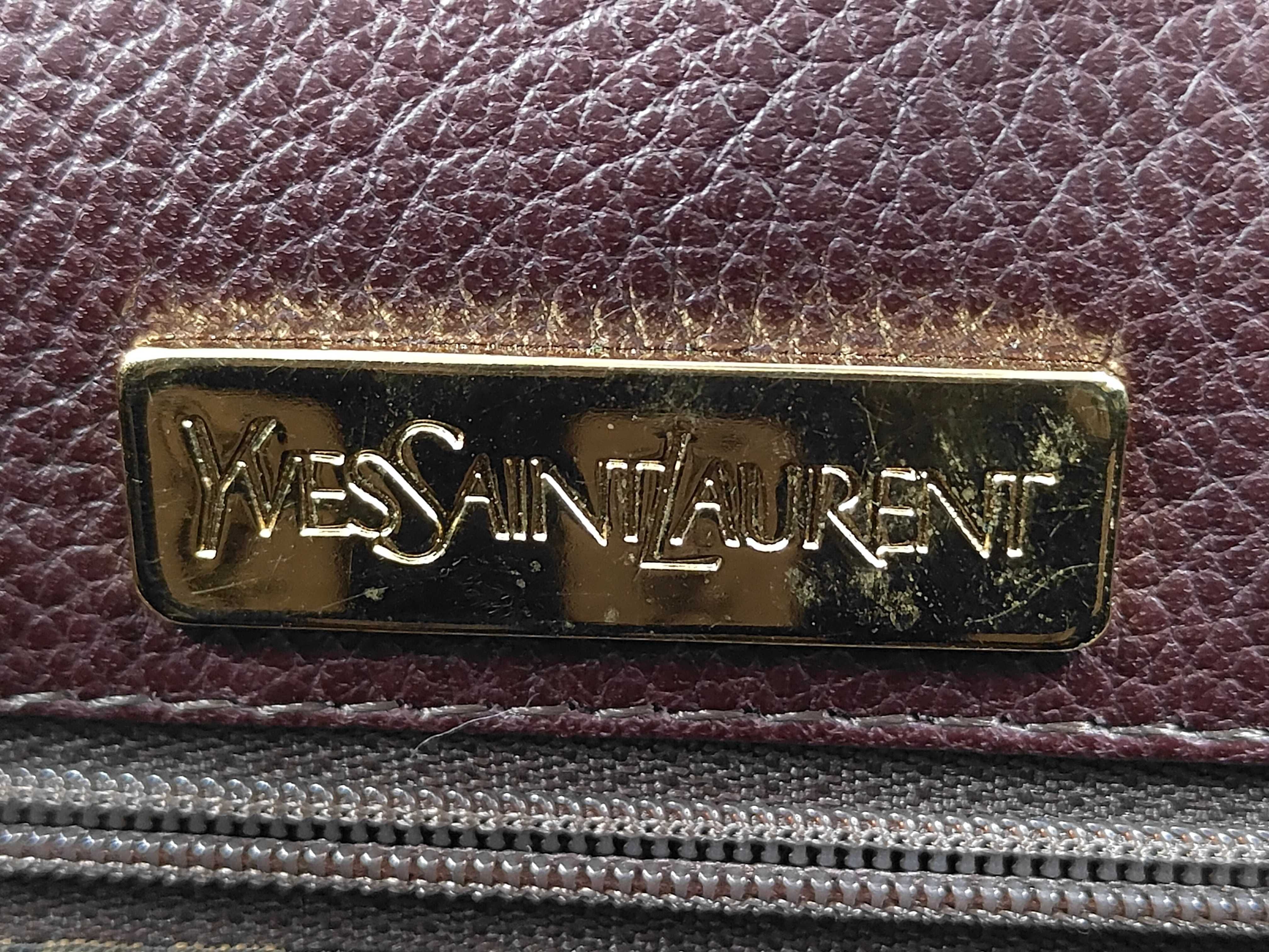 brown leather handbag — view 9