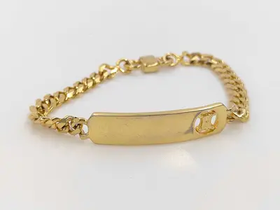 Triomphe Plate Gold BL Bracelet/Bangle