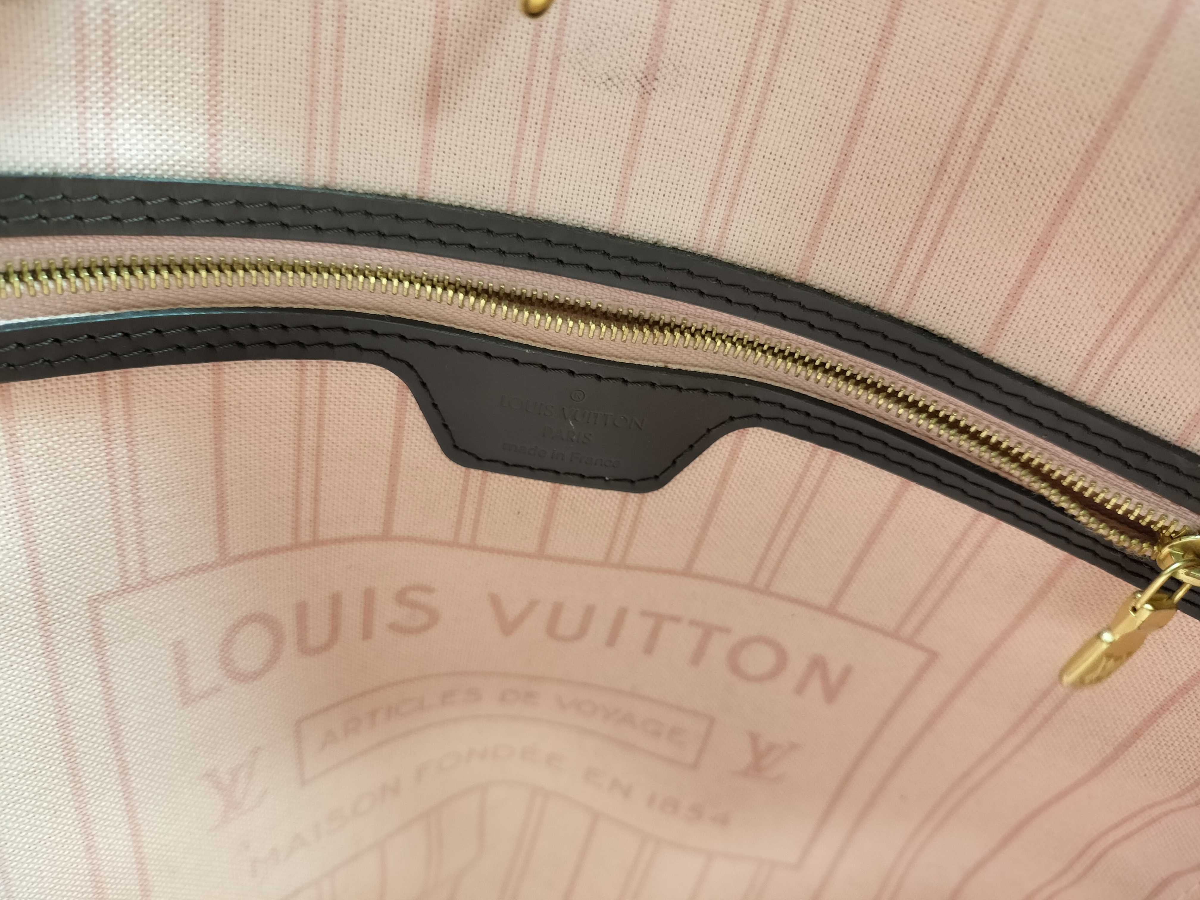 Neverfull MM Rose Ballerine Tote Bag — view 11