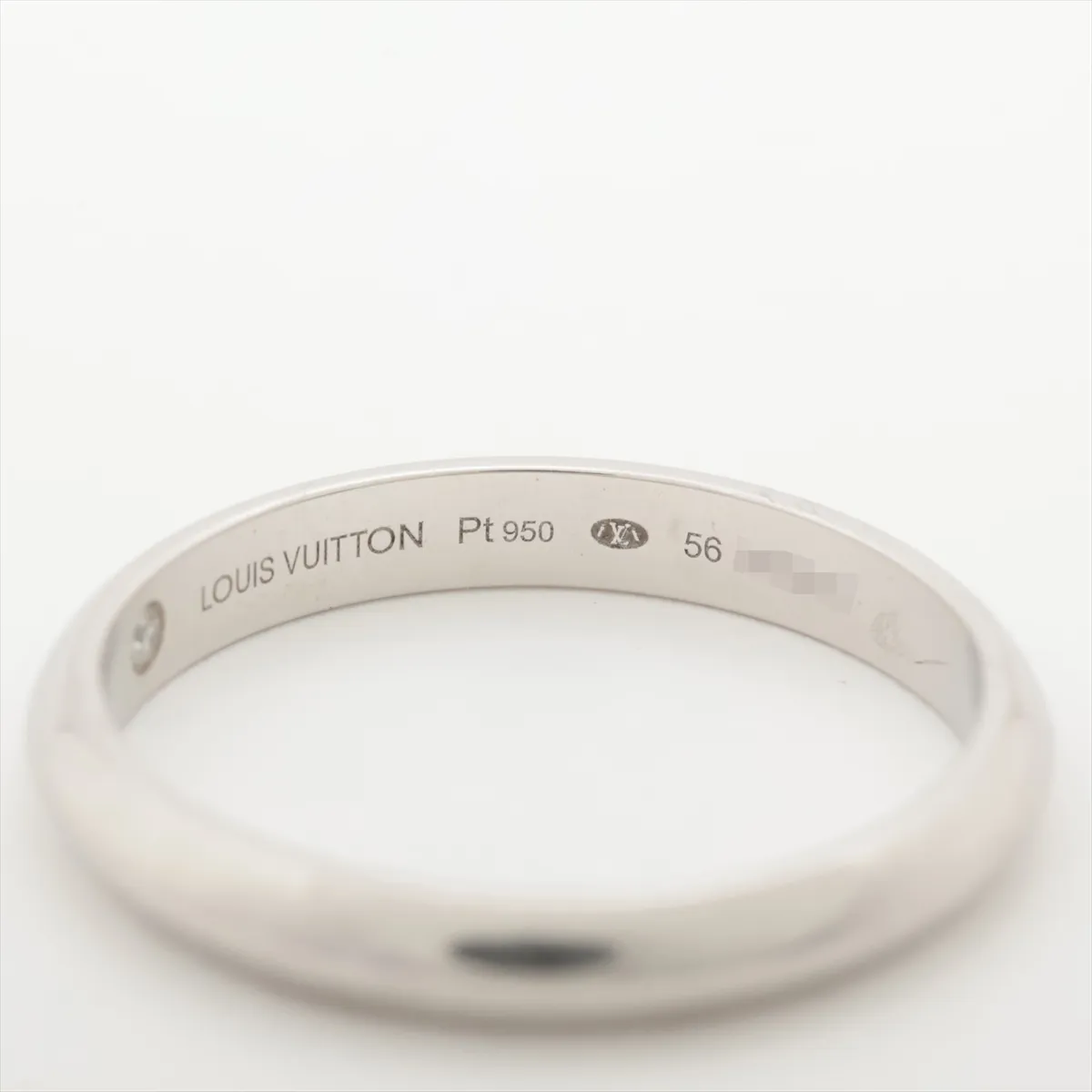 ring, Pt950, 4.2g, nameplate, H99032, resizing available, Q9Y51J — view 4