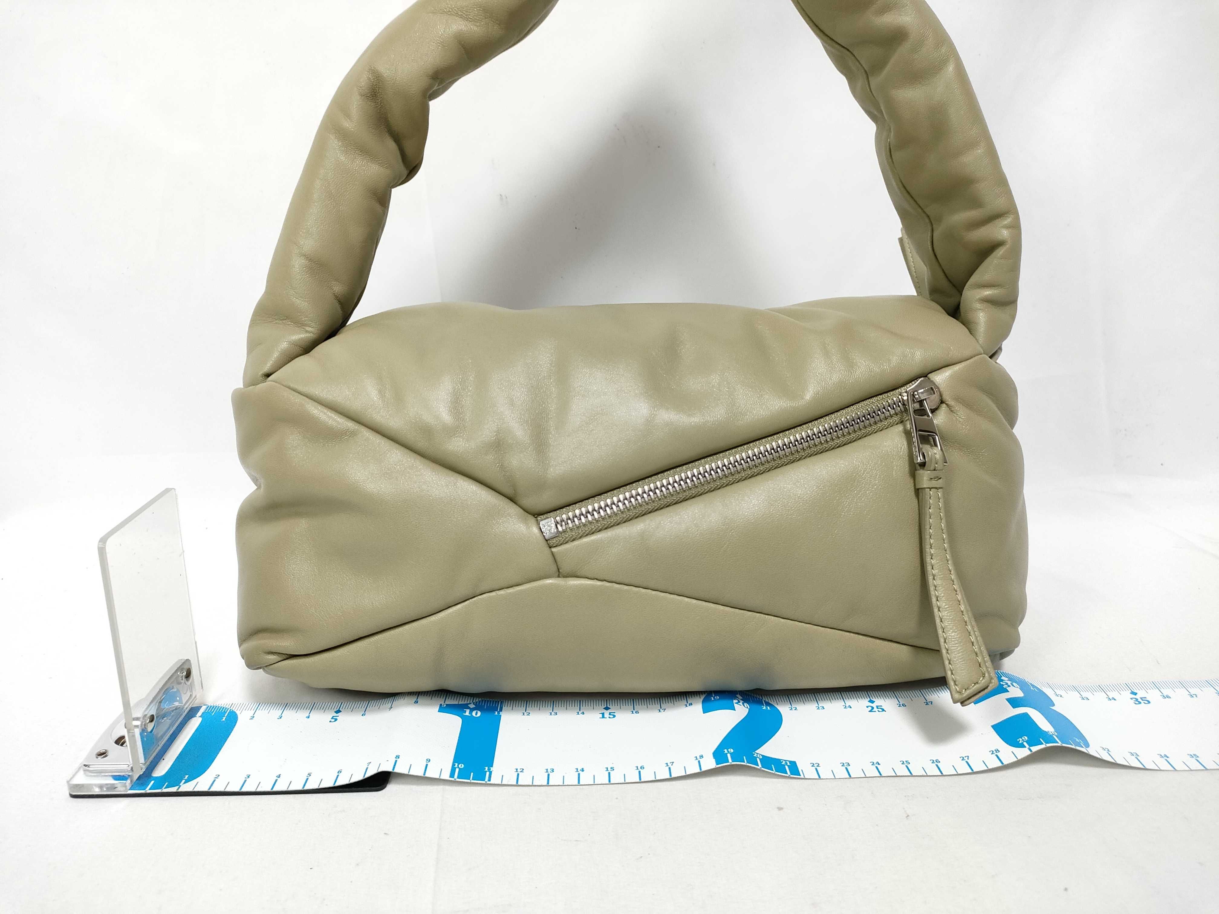 Puffer Puzzle Hobo Leather One-Shoulder Bag — view 2