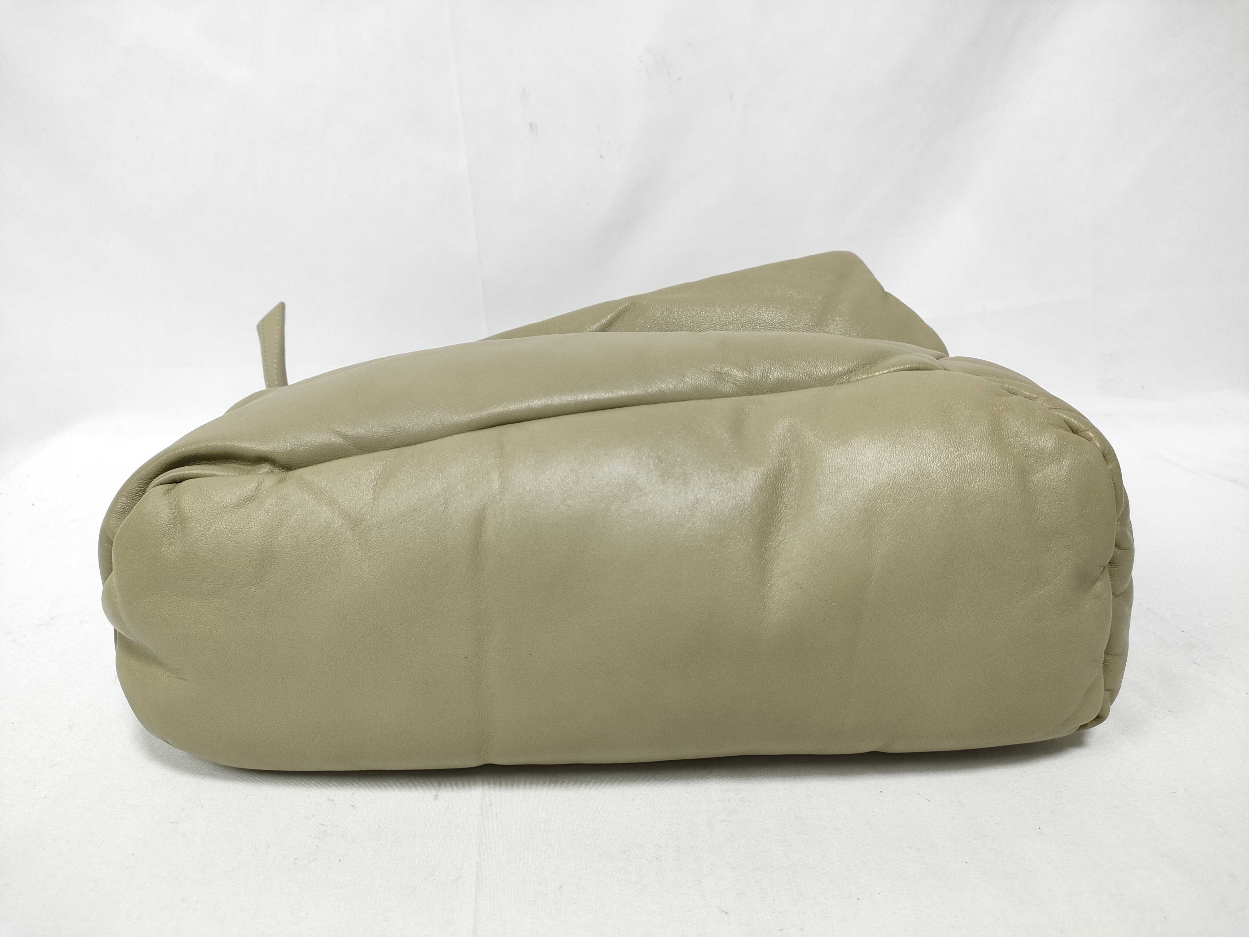 Puffer Puzzle Hobo Leather One-Shoulder Bag — view 3