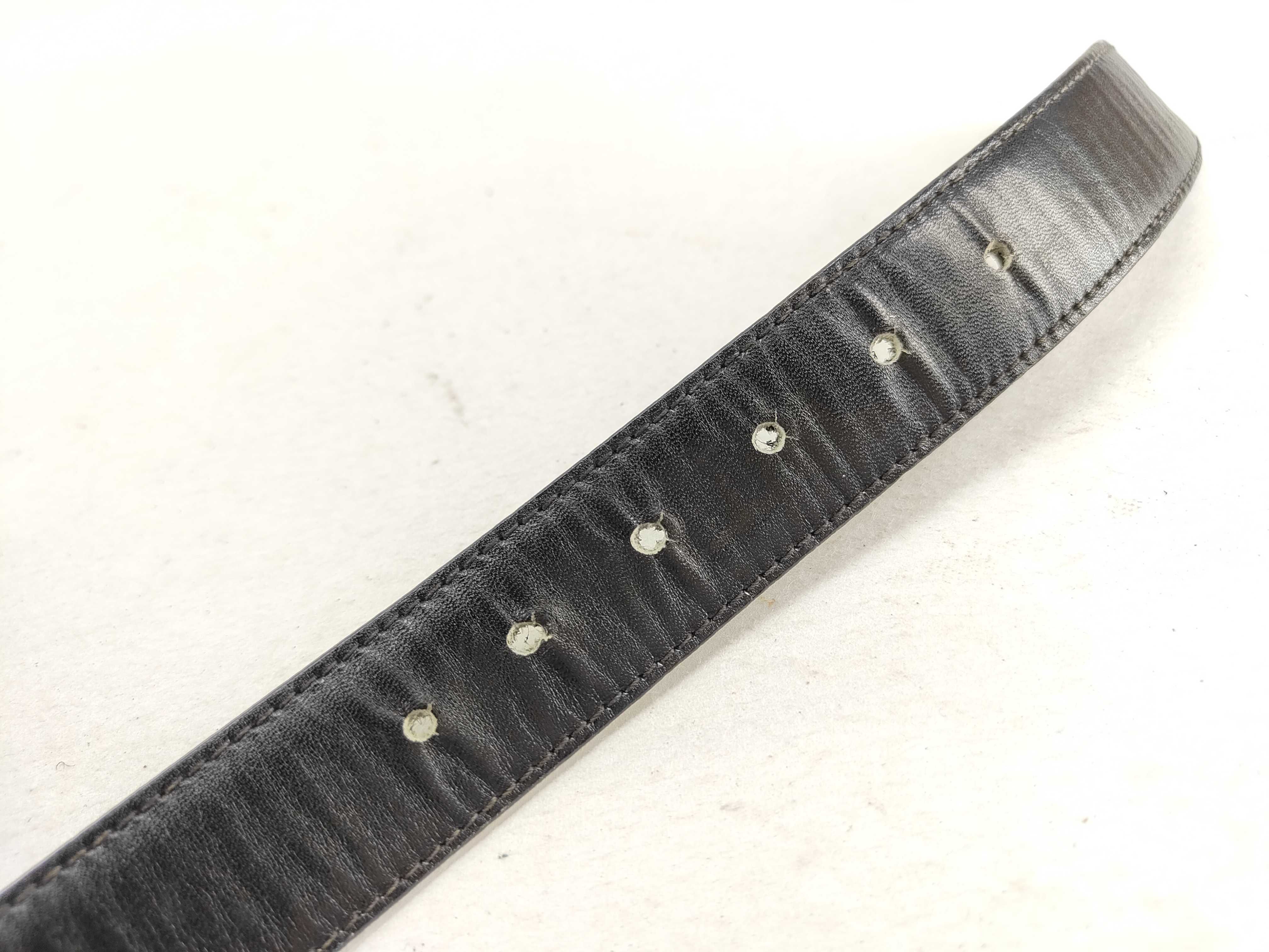 leather belt with carriage hardware, size . — view 6