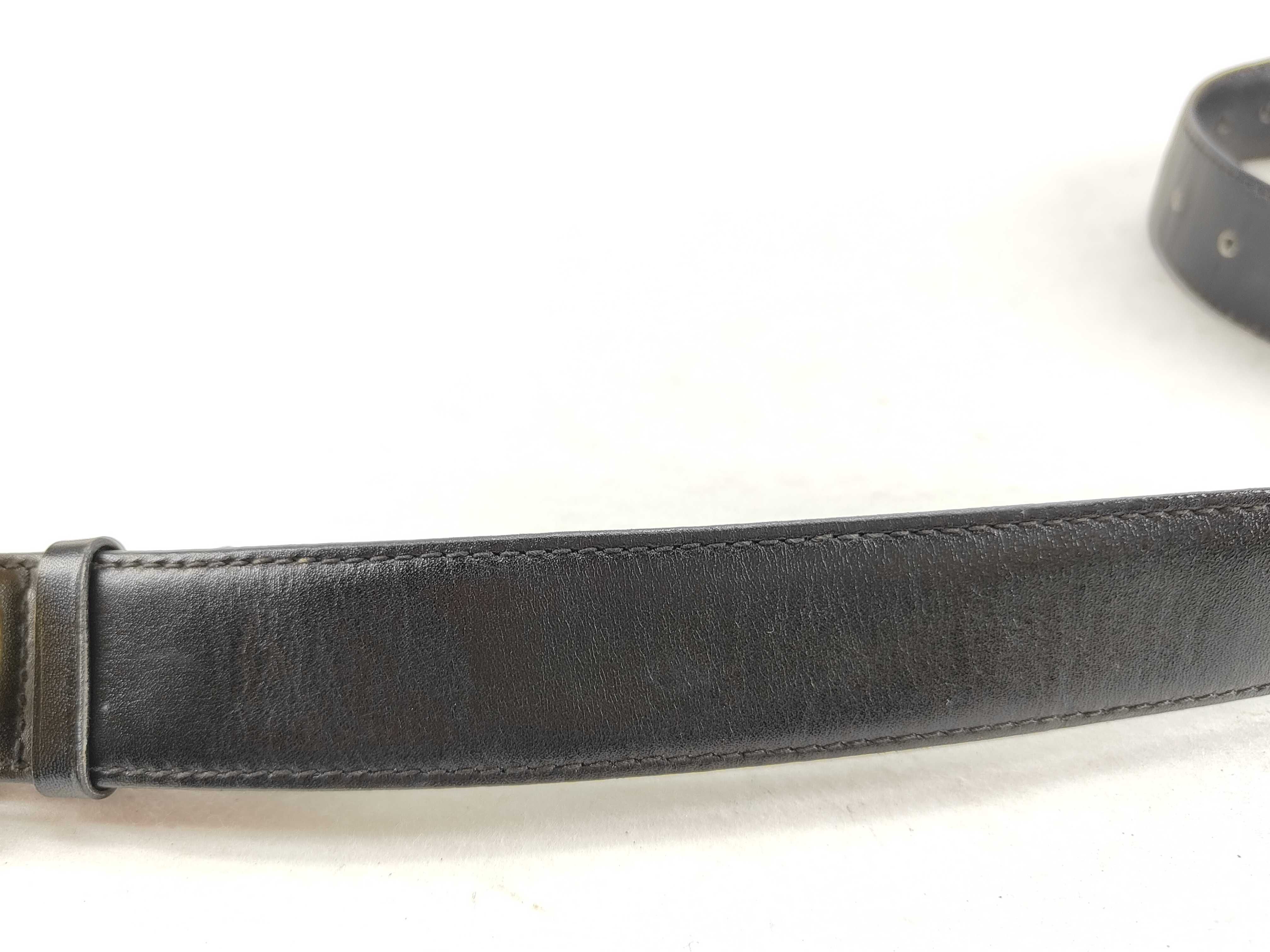 leather belt with carriage hardware, size . — view 8