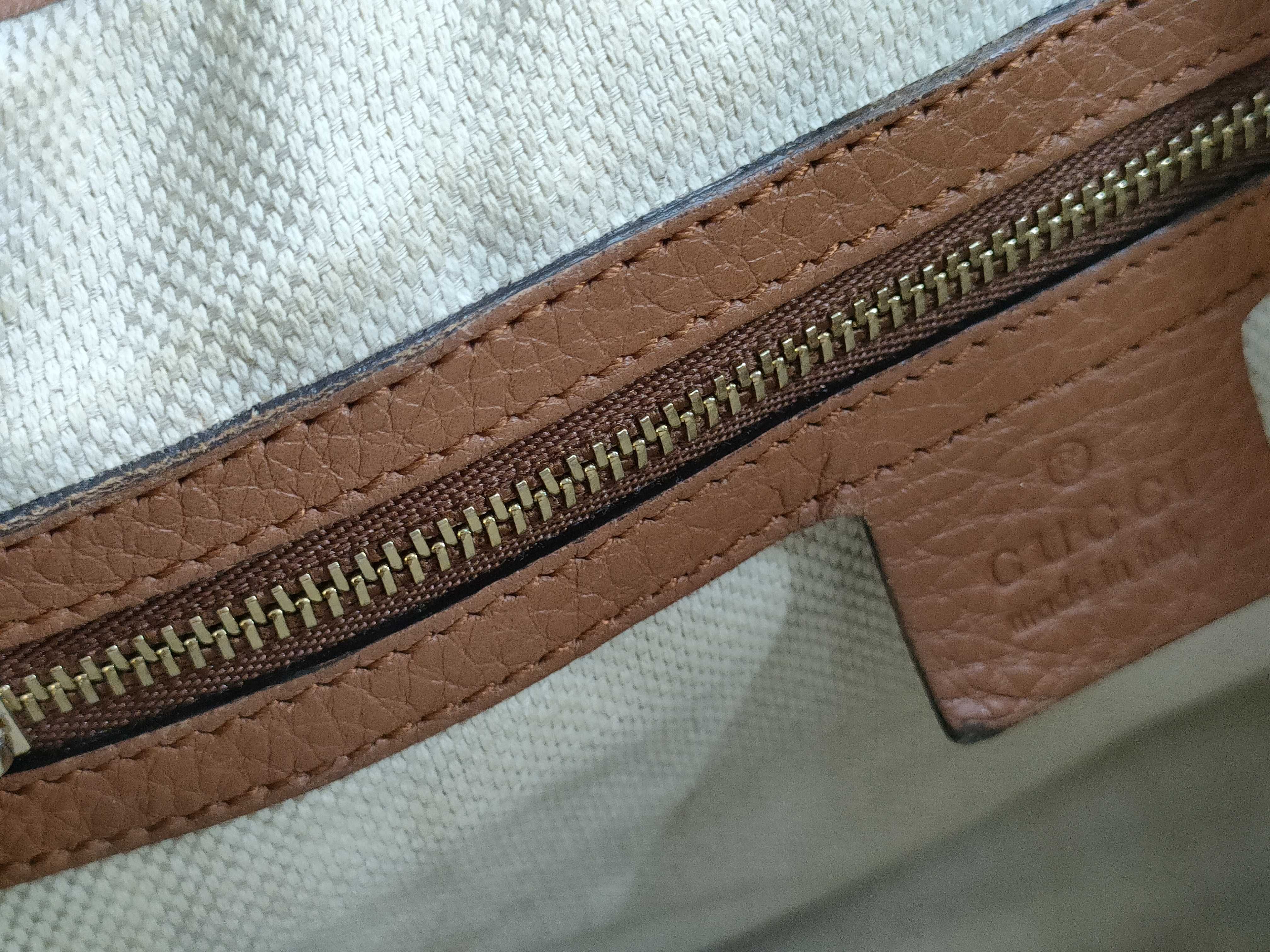 Soho Chain Tote Bag Shoulder Bag Brown Tote Bag — view 11
