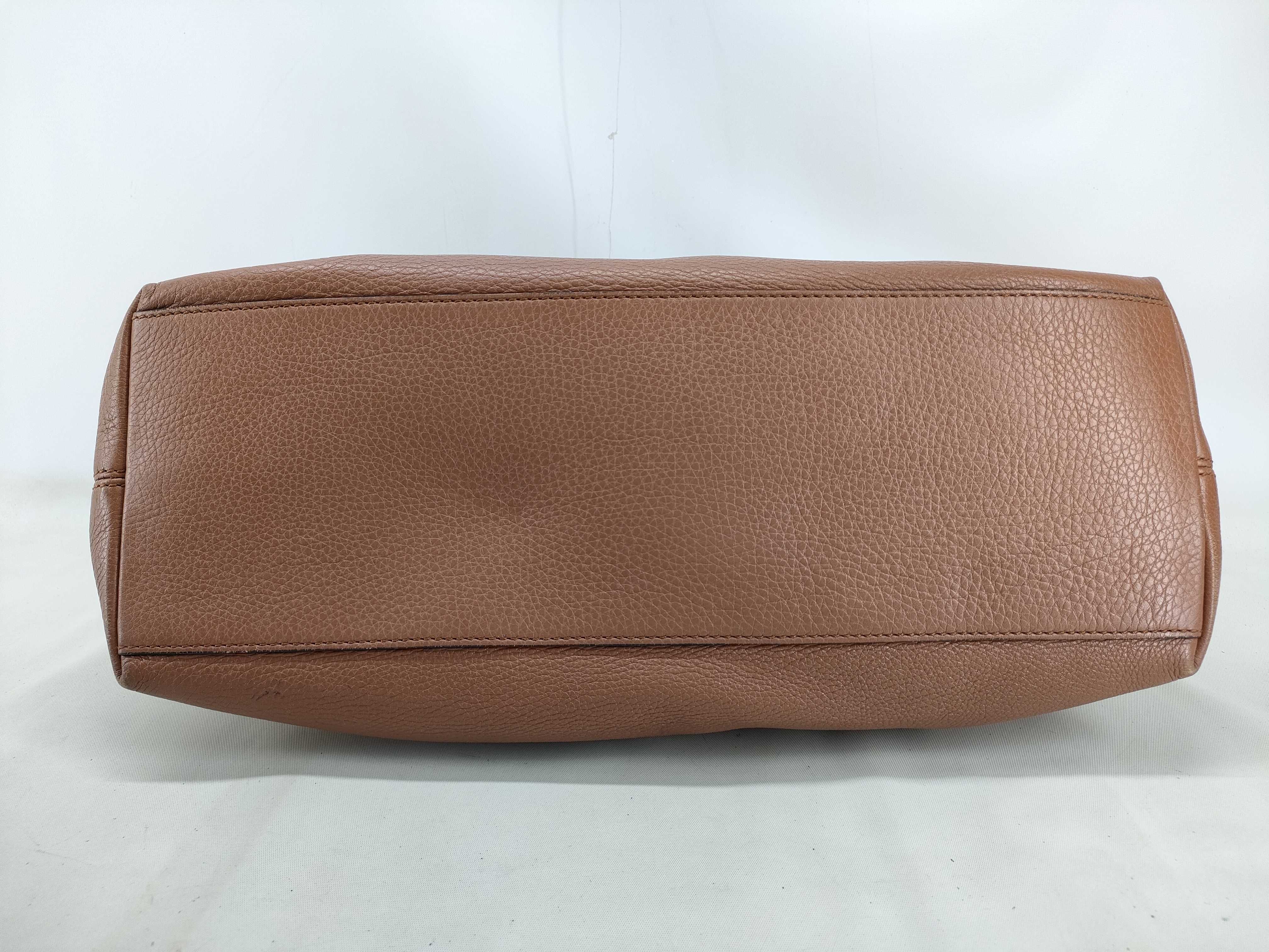 Soho Chain Tote Bag Shoulder Bag Brown Tote Bag — view 3