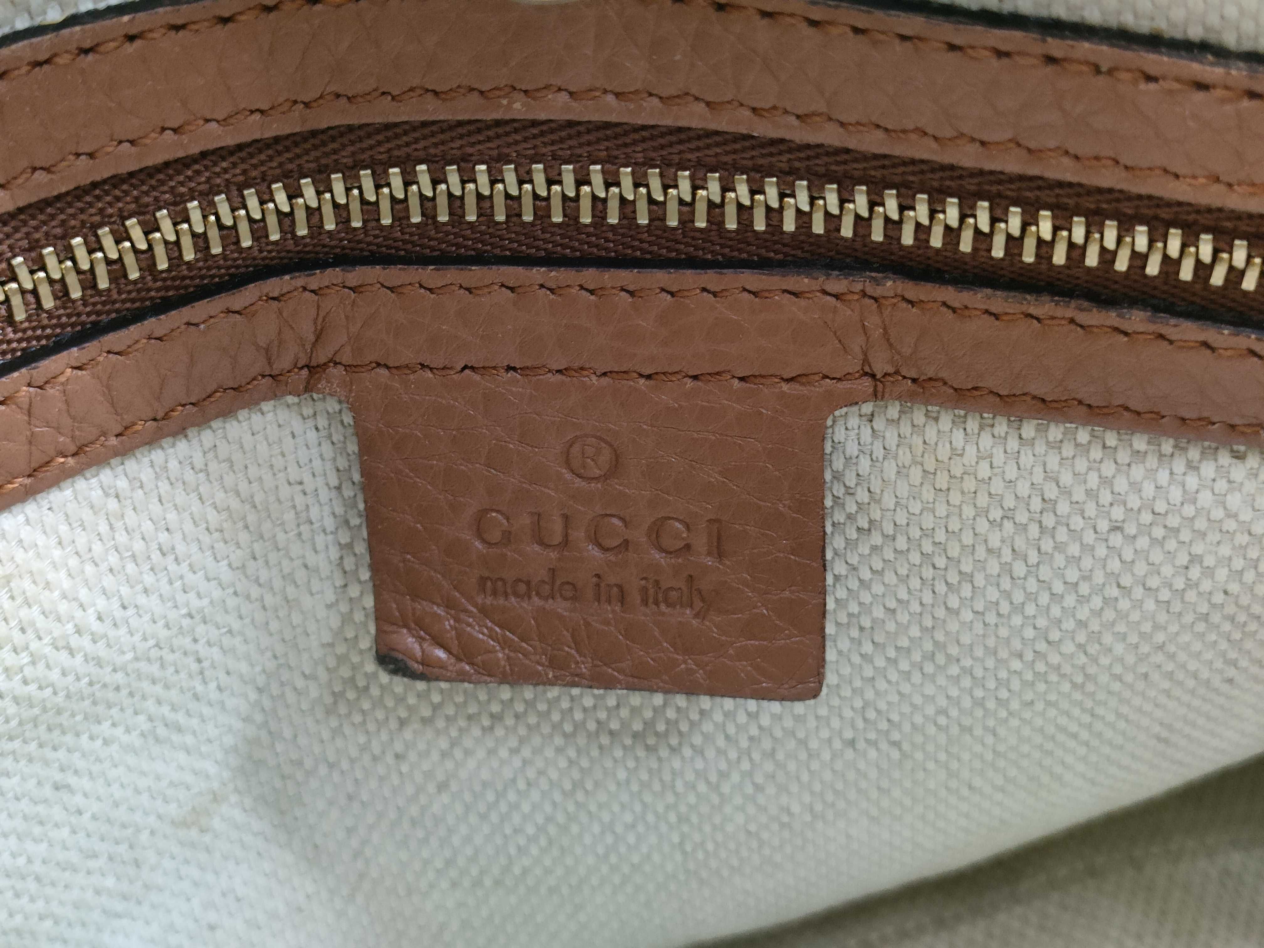 Soho Chain Tote Bag Shoulder Bag Brown Tote Bag — view 10