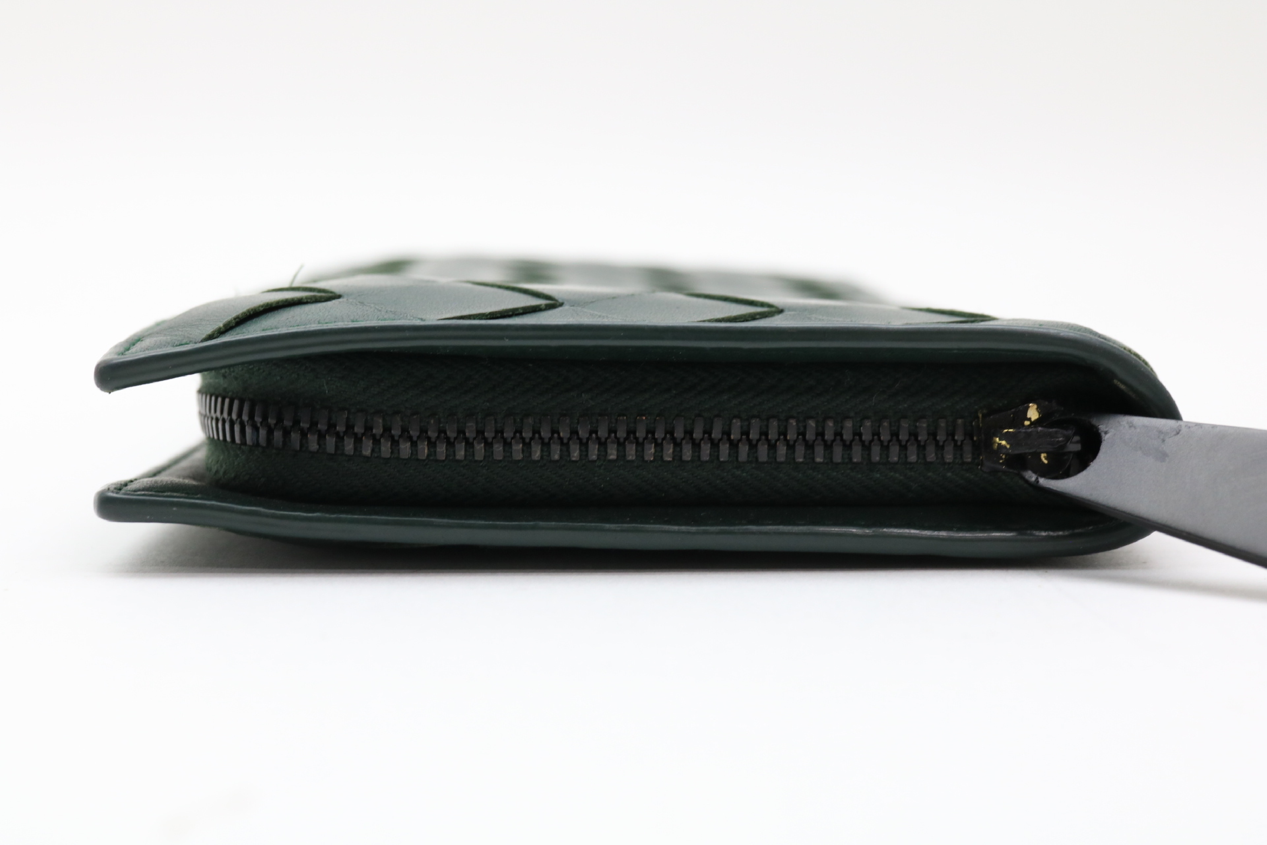 Intrecciato Leather Long Wallet — view 3