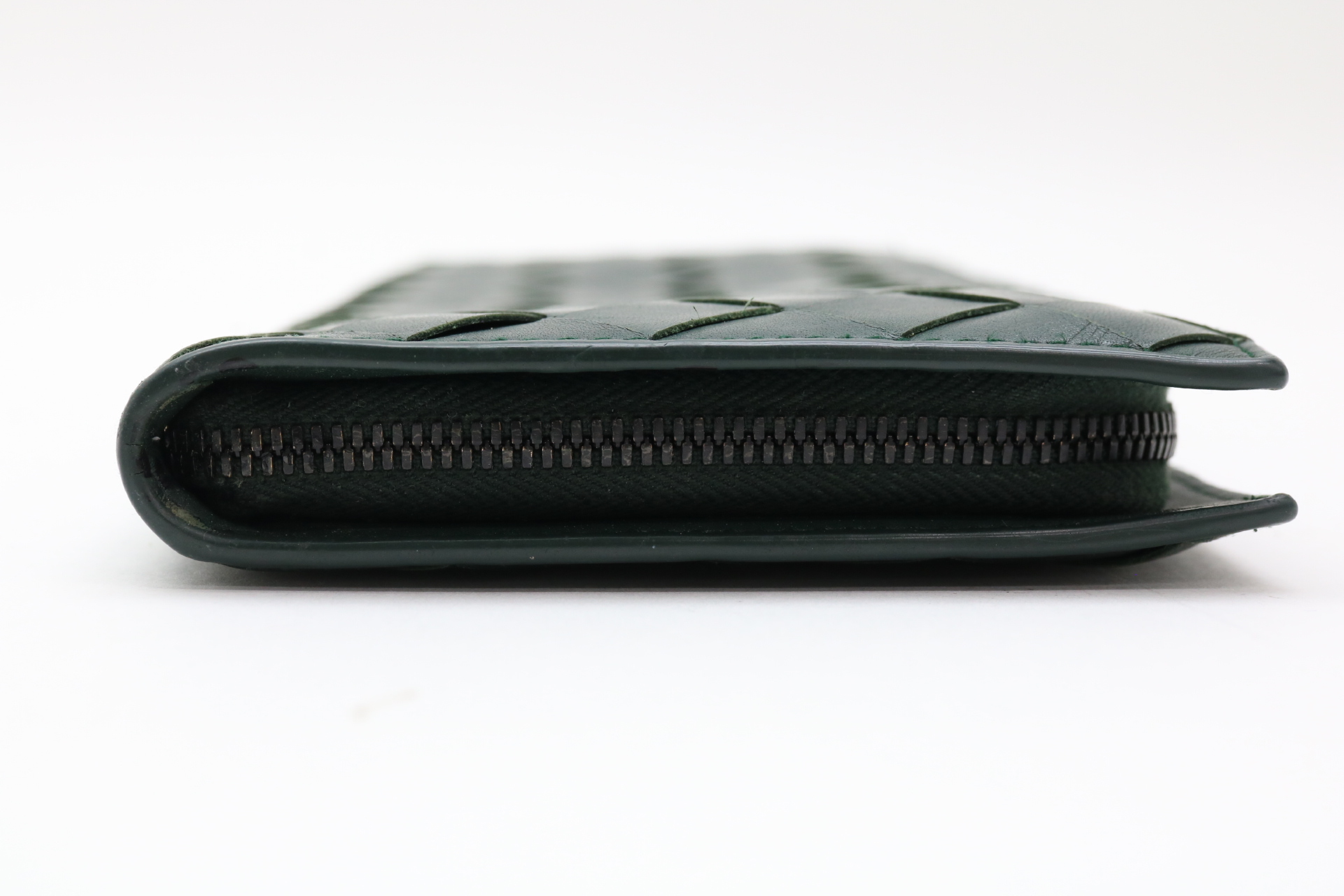Intrecciato Leather Long Wallet — view 4