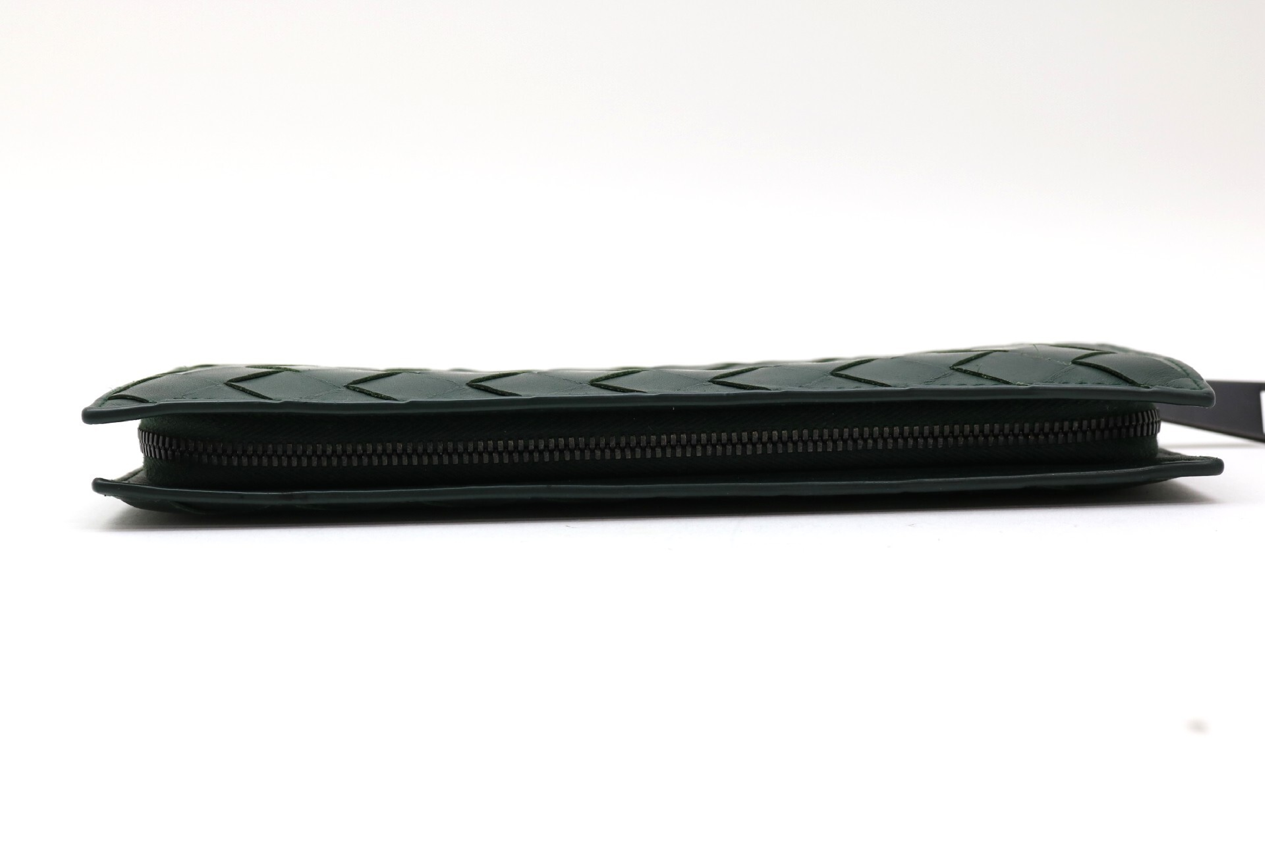 Intrecciato Leather Long Wallet — view 5