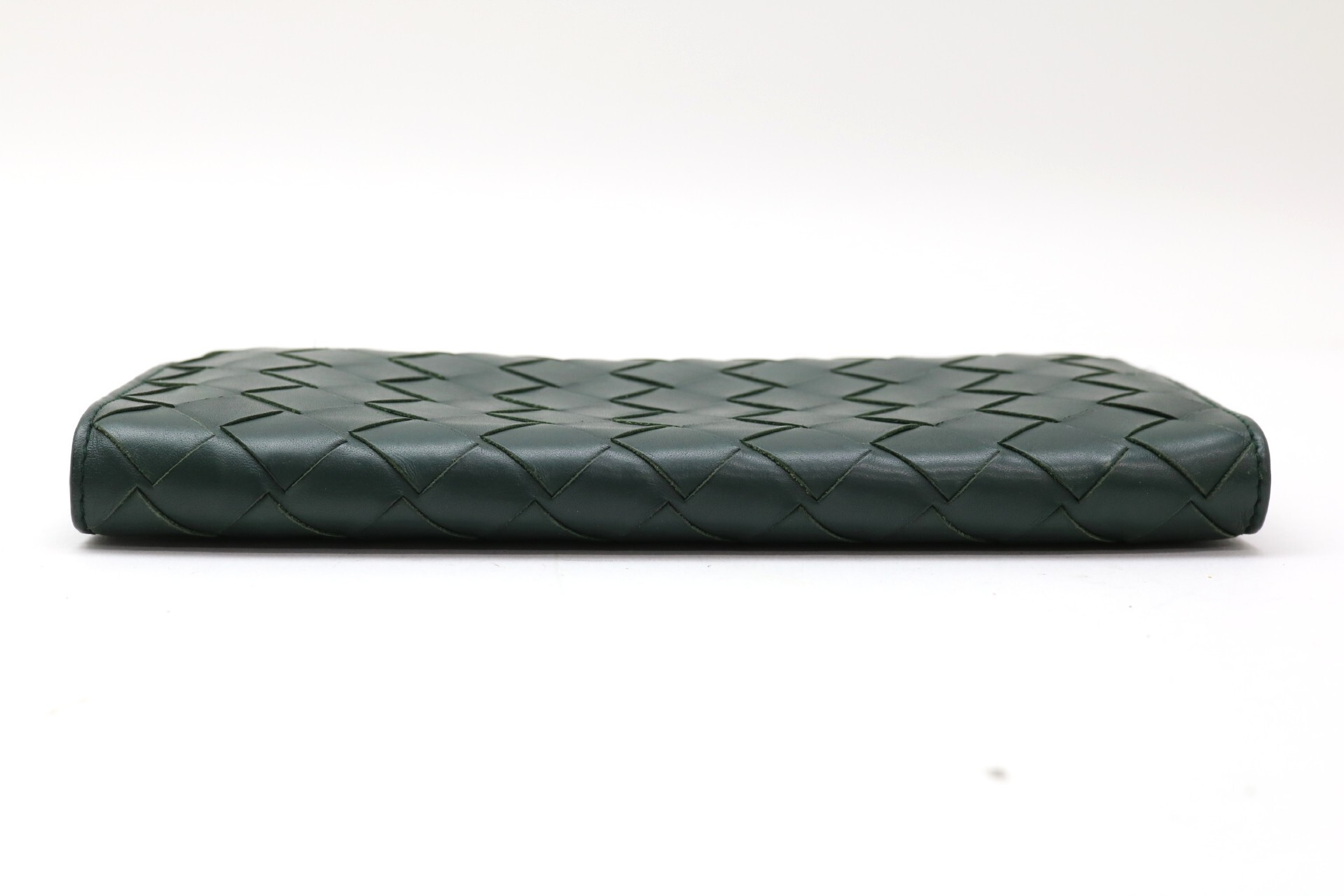 Intrecciato Leather Long Wallet — view 6