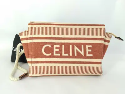 Thai Pouch 10M552FVV Triomphe Stripe Textile Pouch