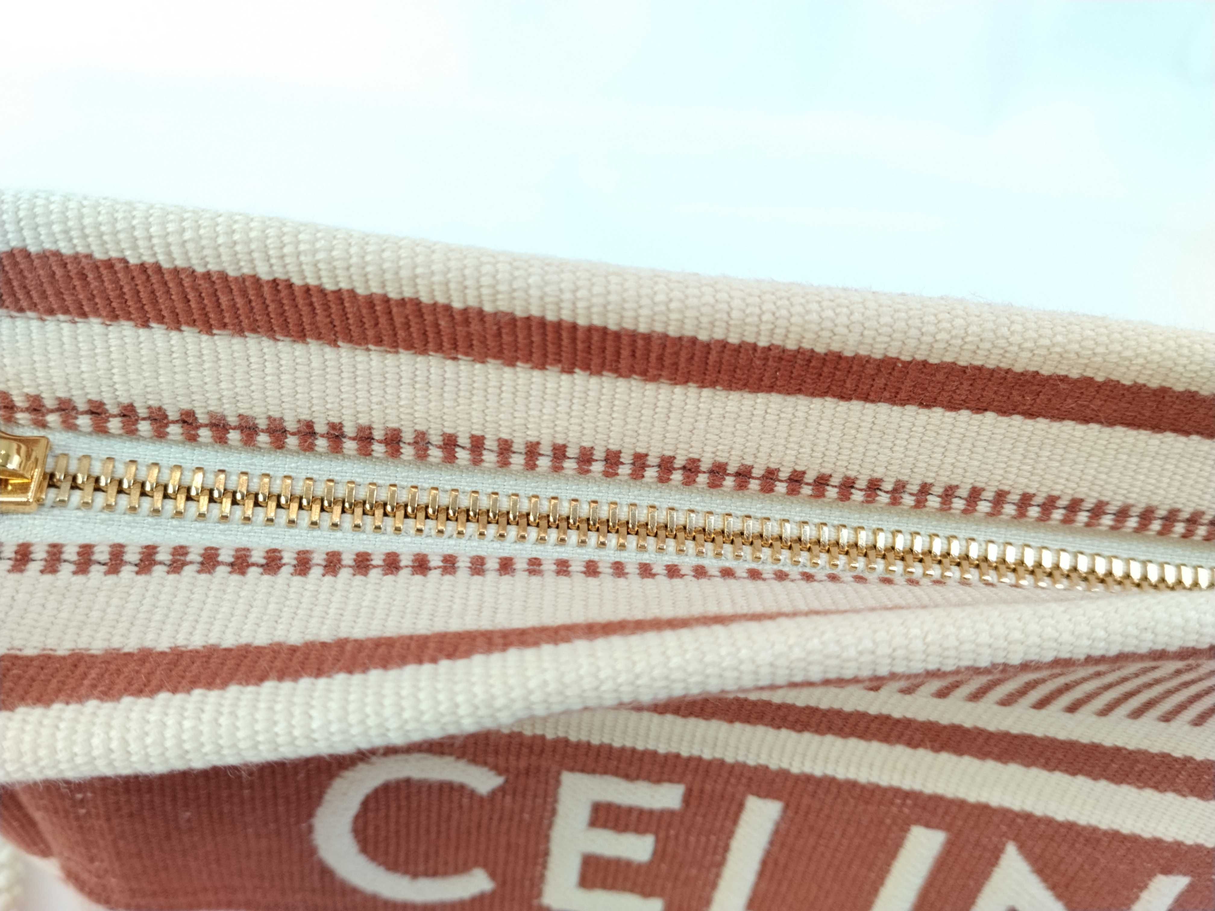 Thai Pouch 10M552FVV Triomphe Stripe Textile Pouch — view 8