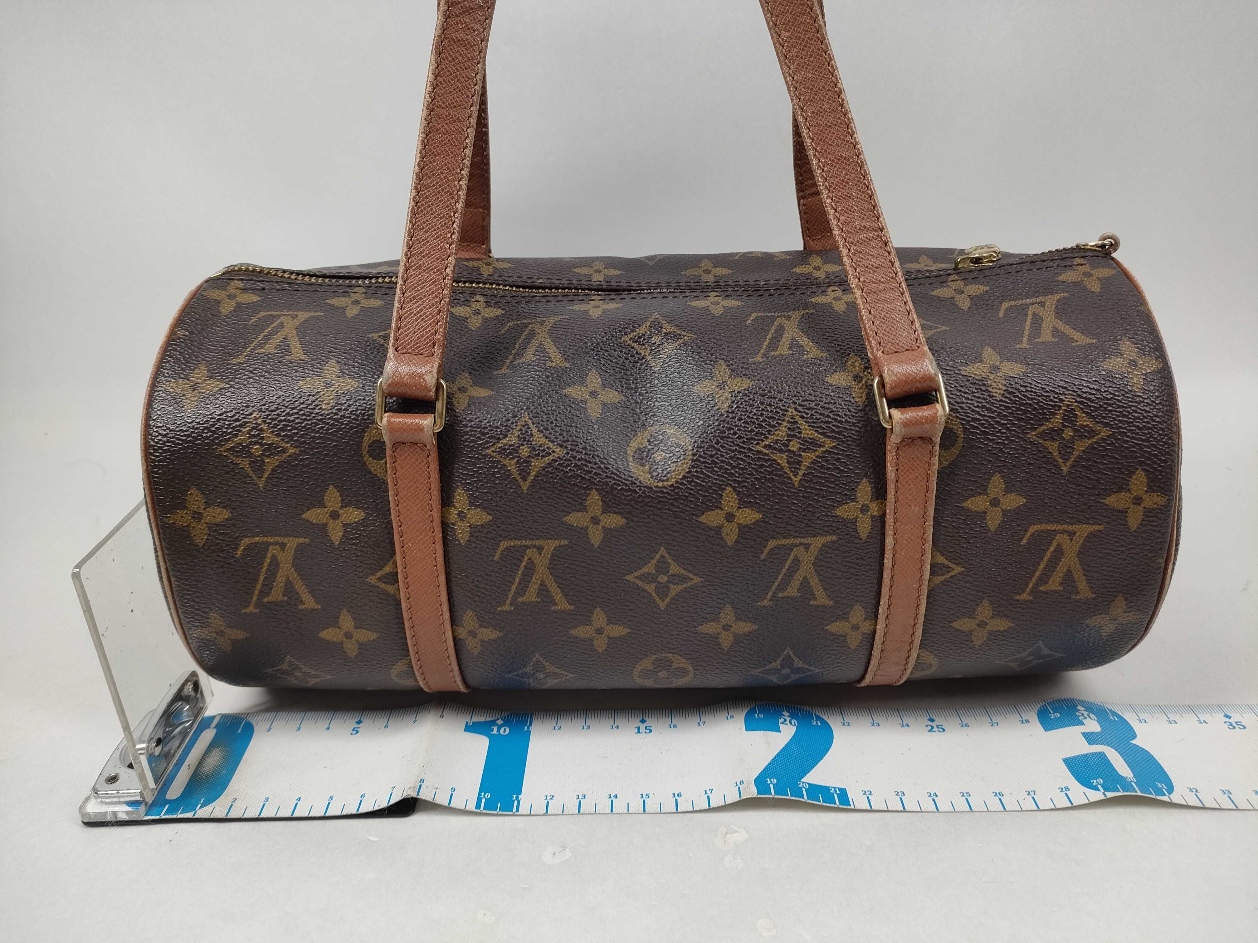 Monogram Old Papillon Handbag with Pouch — view 2
