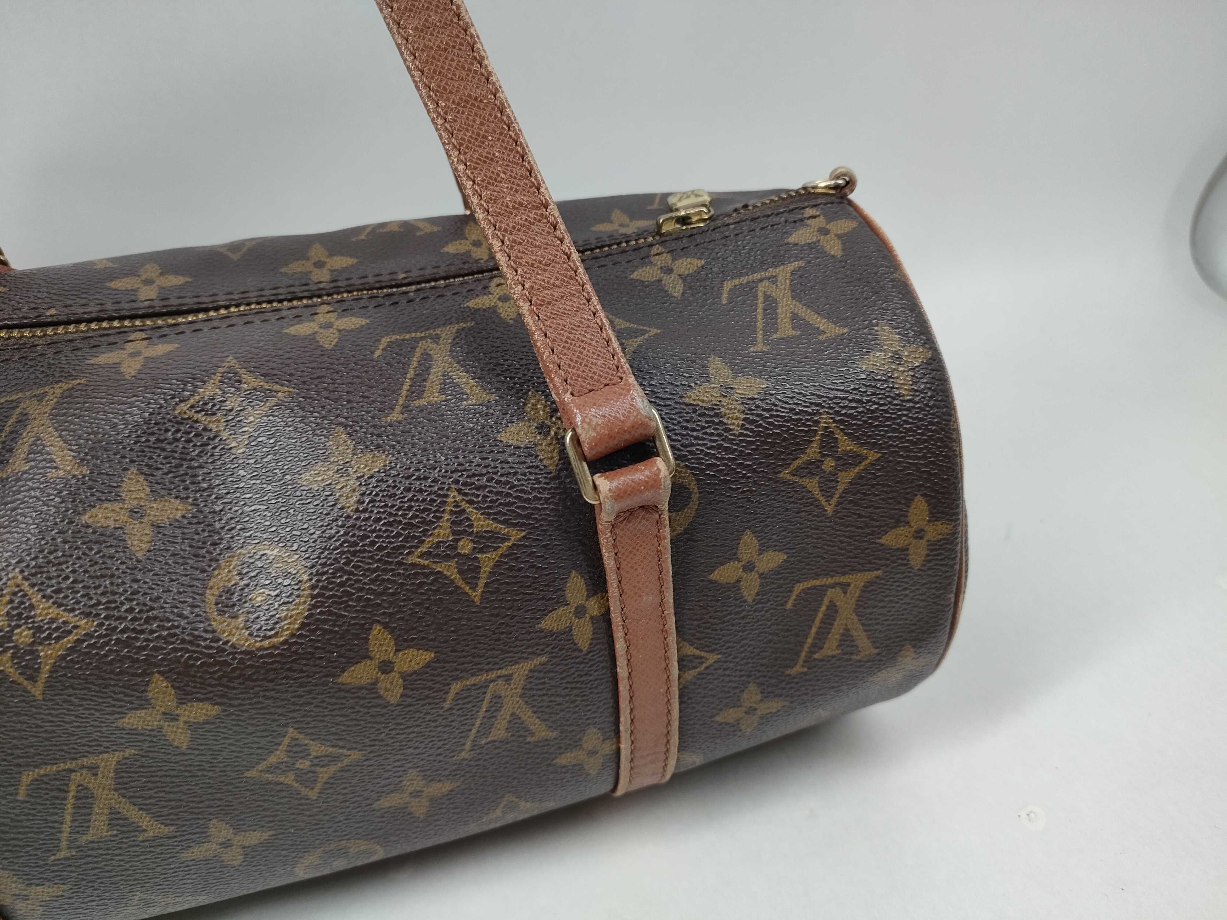 Monogram Old Papillon Handbag with Pouch — view 3