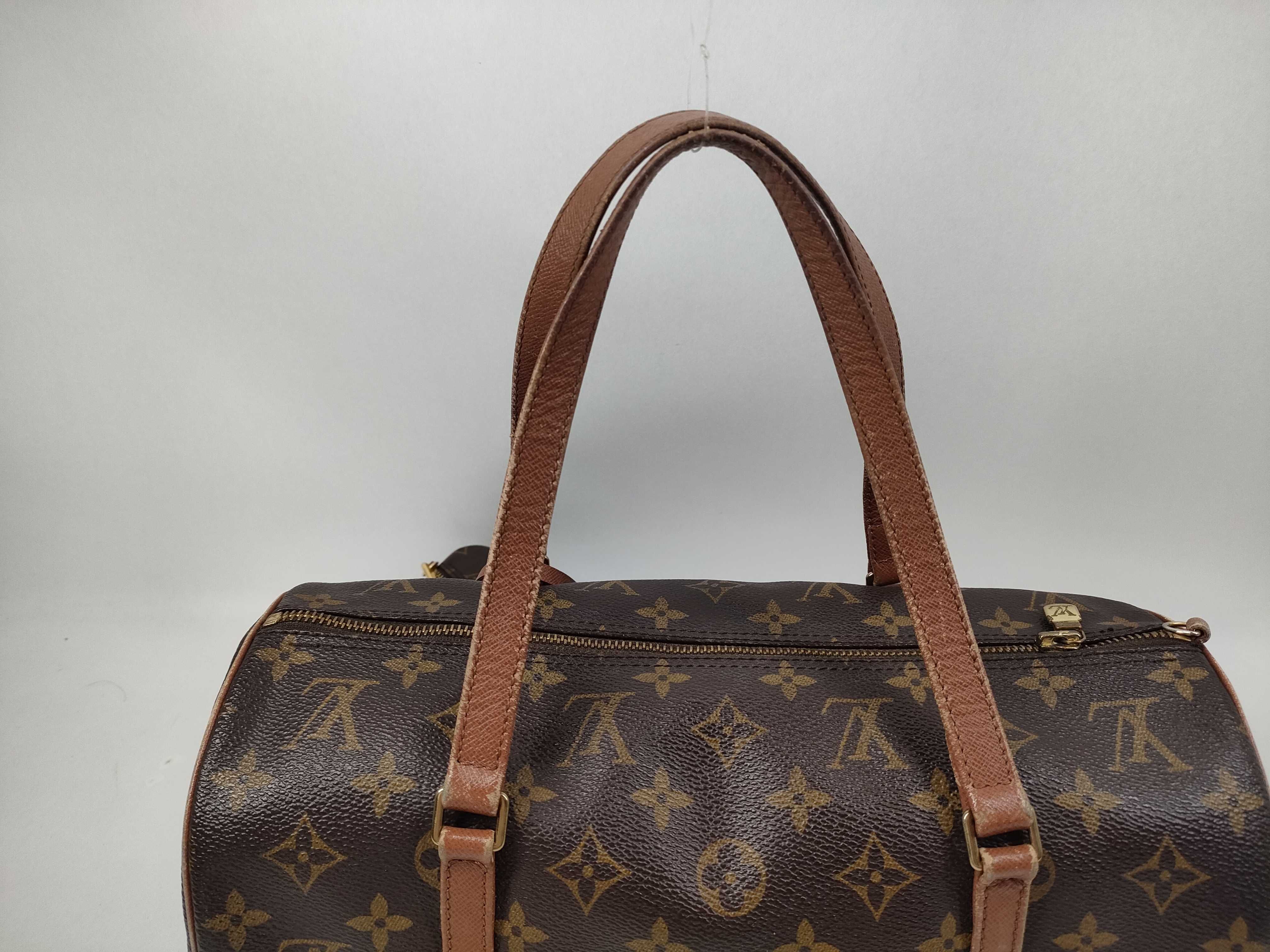 Monogram Old Papillon Handbag with Pouch — view 4