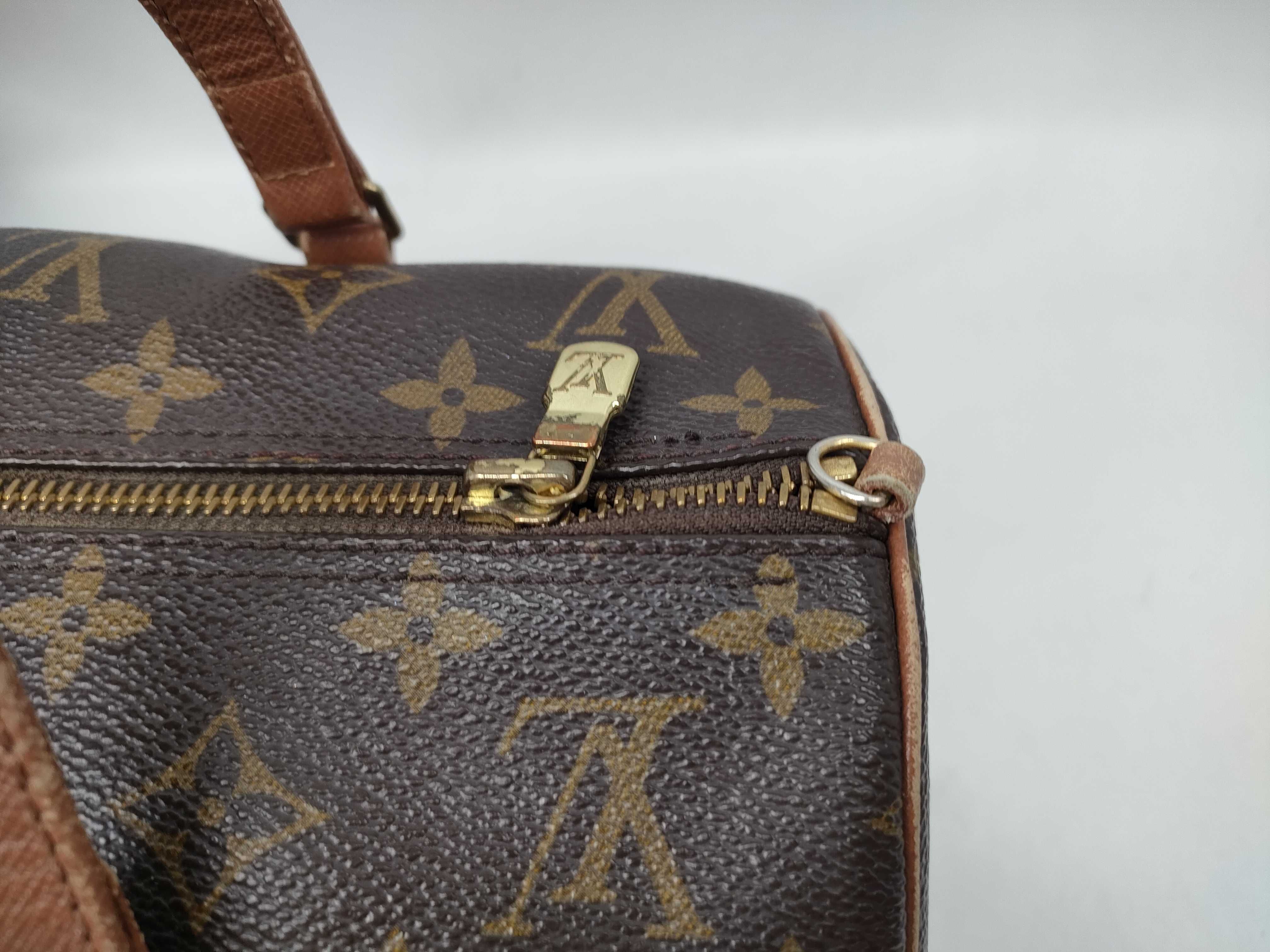 Monogram Old Papillon Handbag with Pouch — view 6