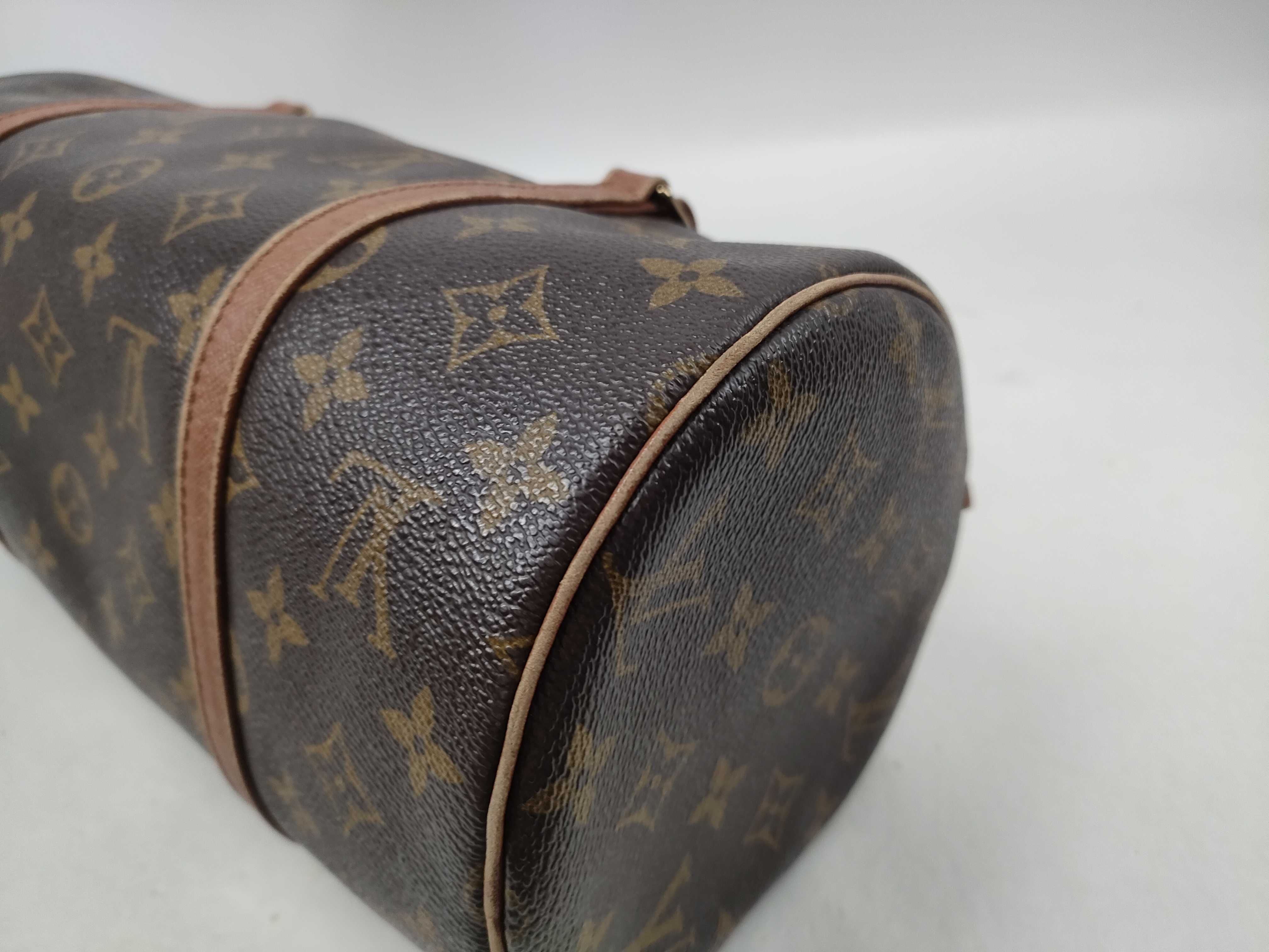 Monogram Old Papillon Handbag with Pouch — view 8