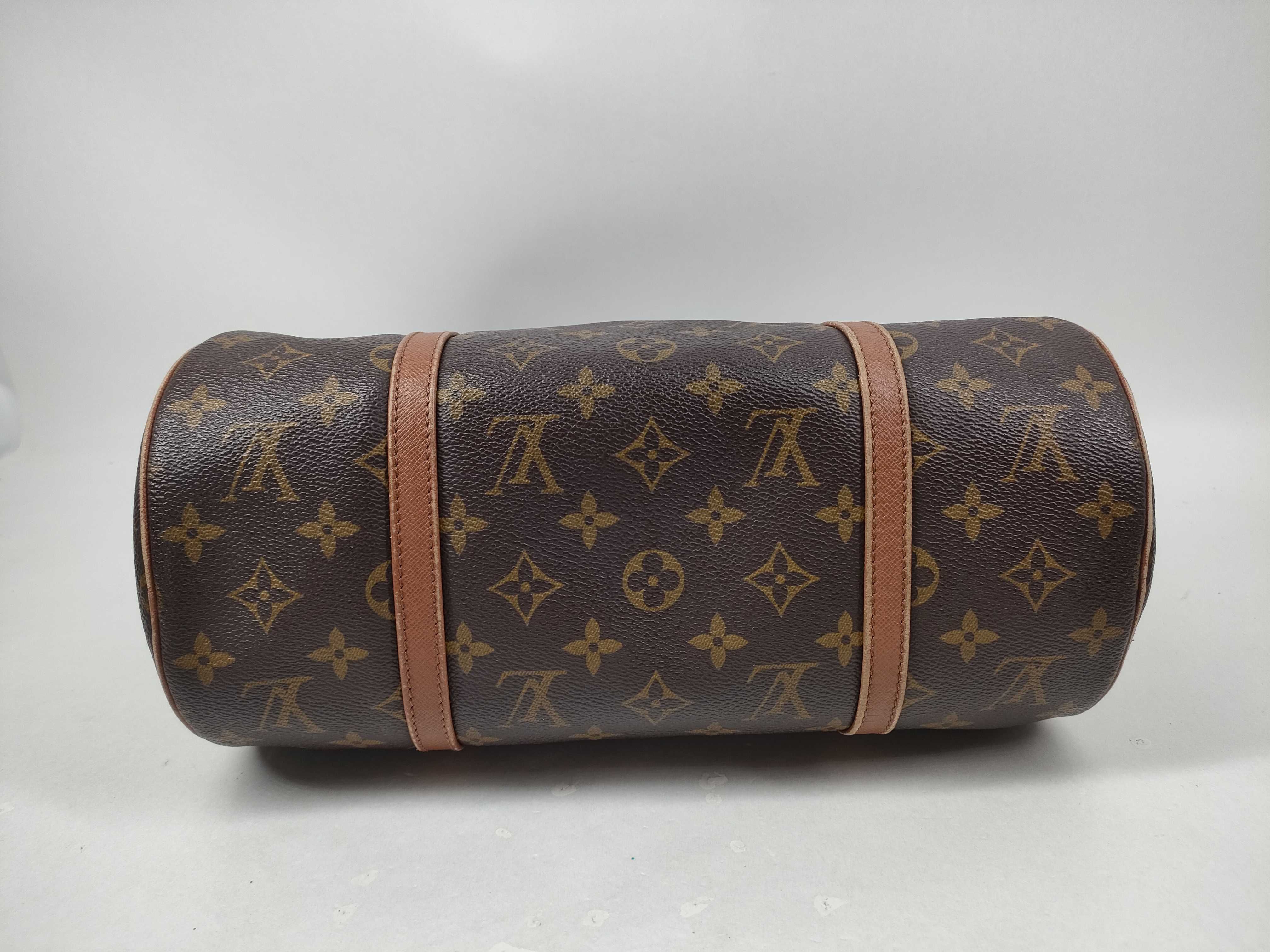 Monogram Old Papillon Handbag with Pouch — view 9